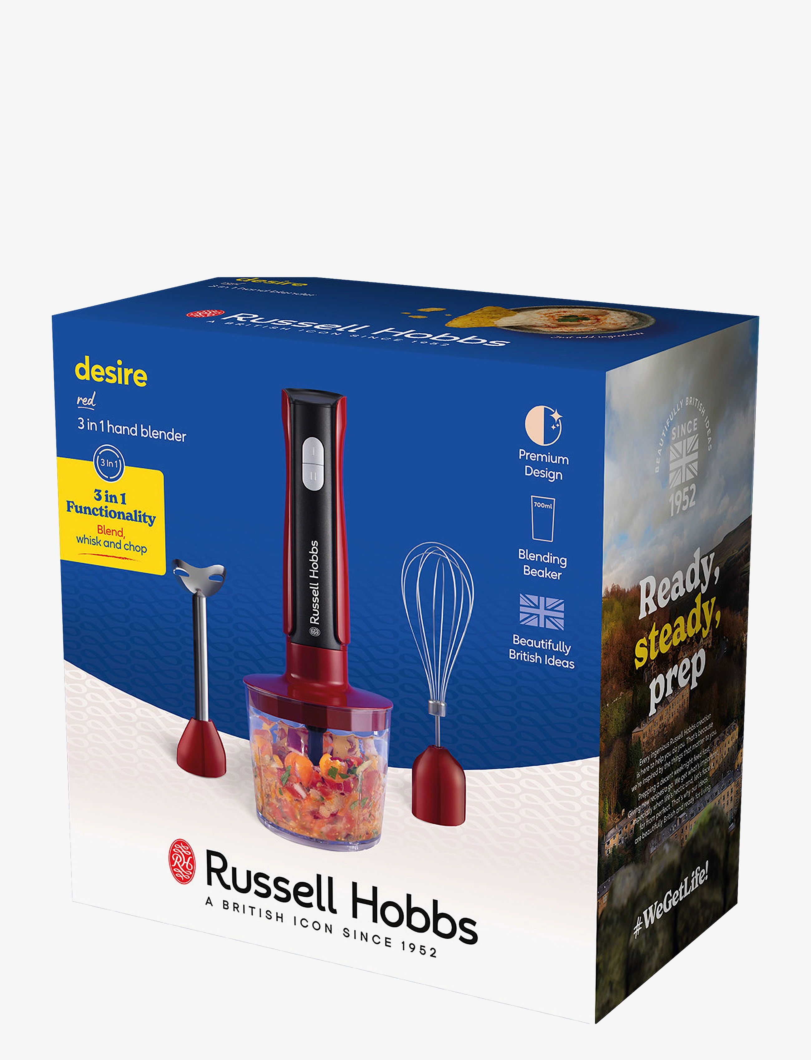 Russell Hobbs - Desire 3 in 1 Hand Blender - red - 3