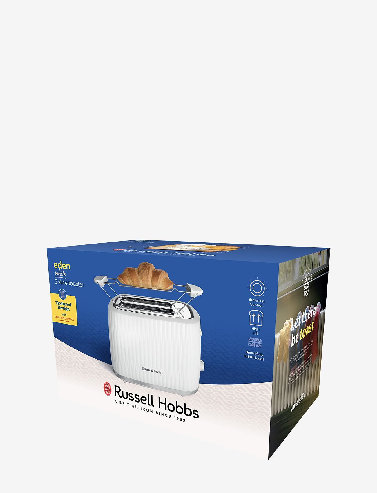 Russell Hobbs - Eden Toaster - laveste priser - white - 2