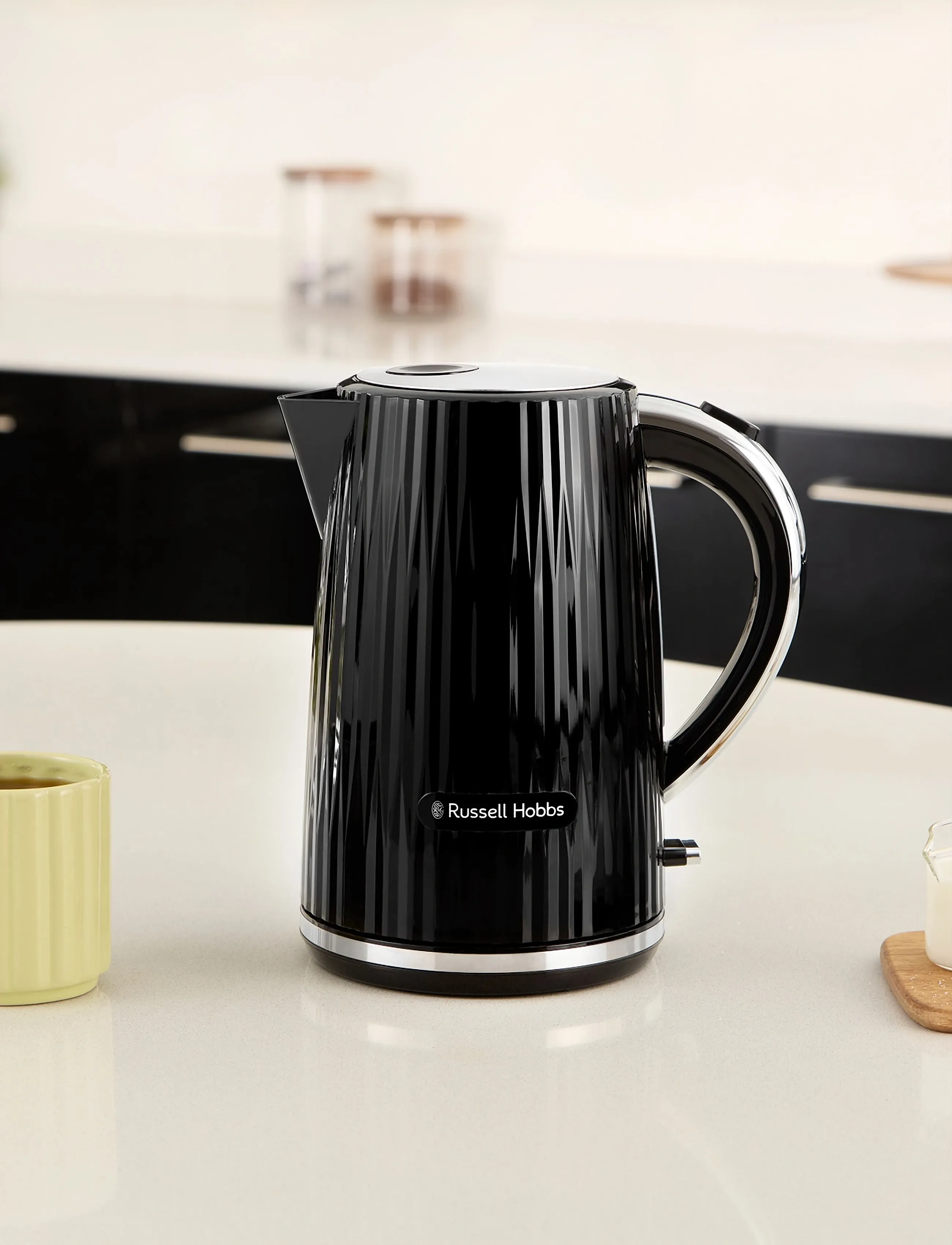 Russell Hobbs Eden Kettle, 1.7 L, Kitchen Appliances, Schwarz - Kettles & Water Boilers, Homeware