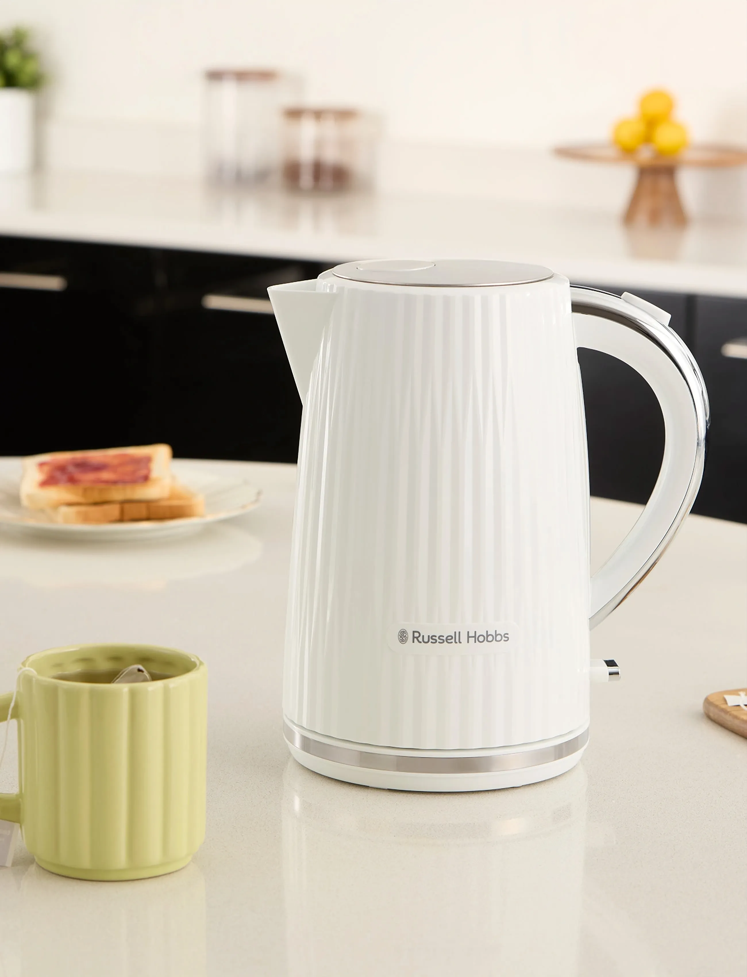 Russell Hobbs Eden Kettle, 1.7 L, Kitchen Appliances, Weiß - Kettles & Water Boilers, Homeware