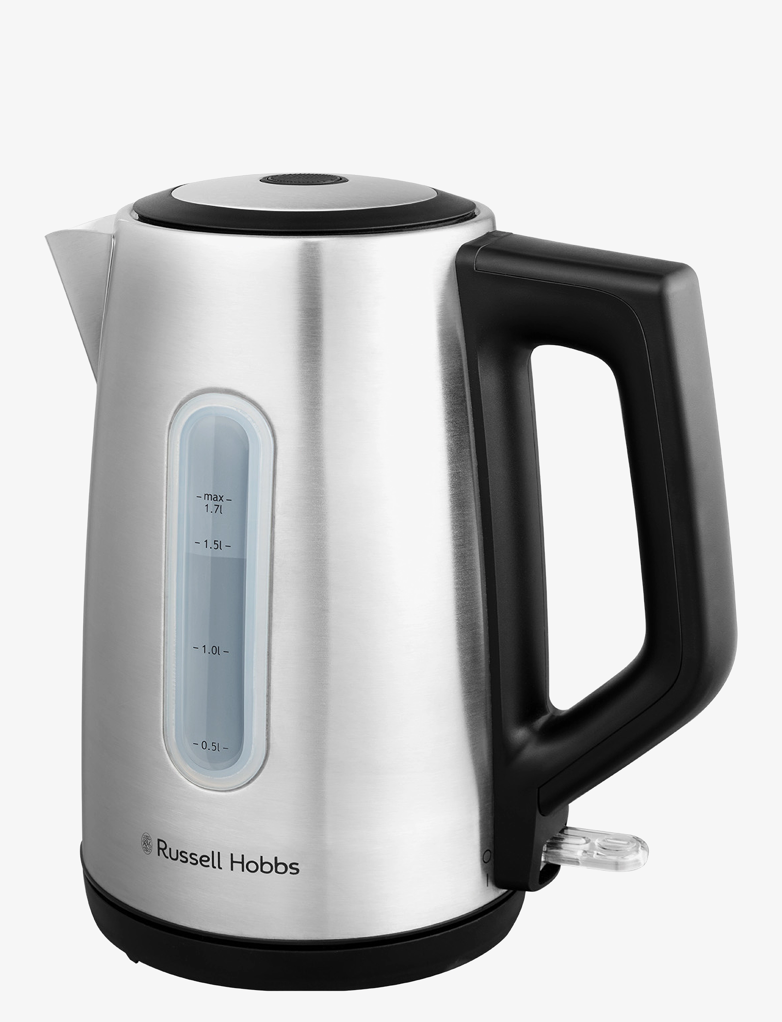 Russell Hobbs Heaton Brushed Kettle, 1.7 L, Kitchen Appliances, Silber - Kettles & Water Boilers, Homeware