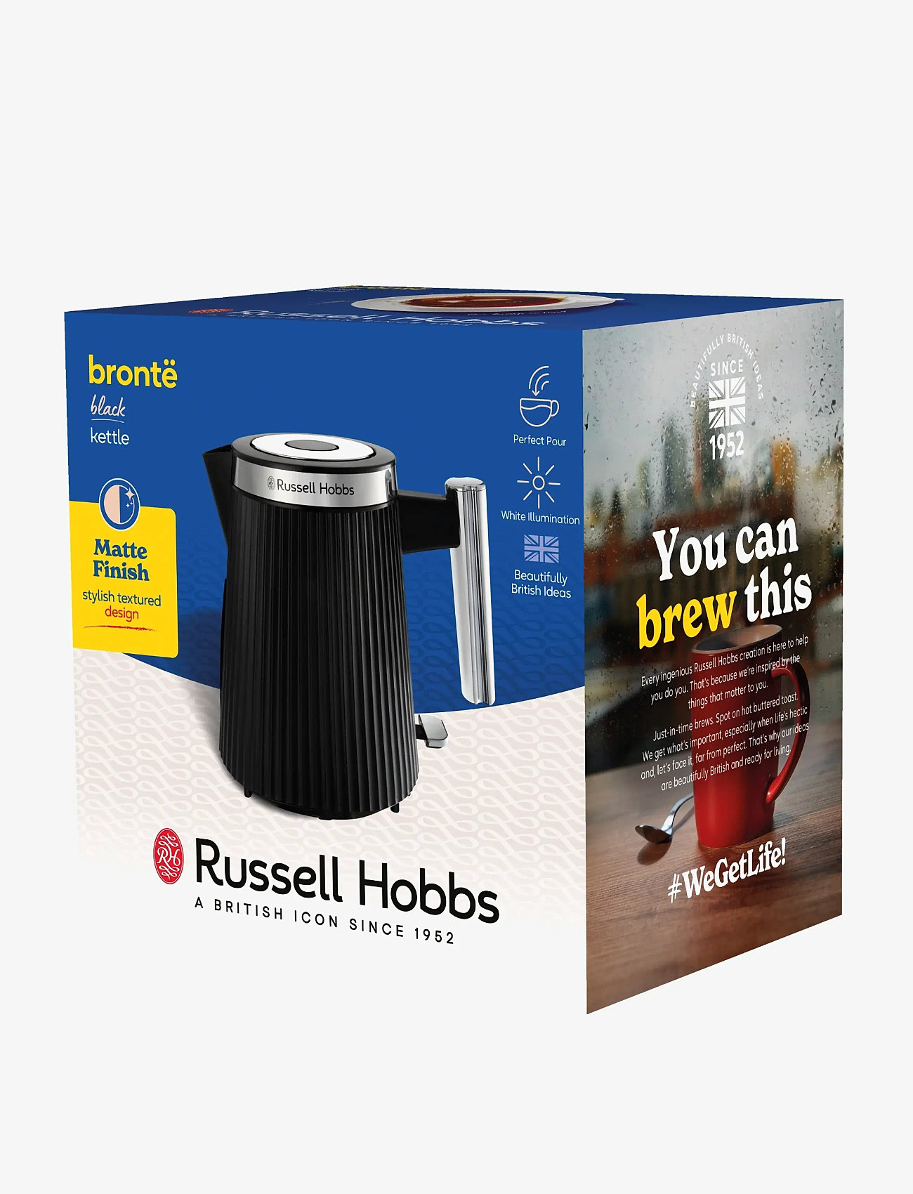 Russell Hobbs - RH Brontë Kettle Black - vannkjeler og vannkokere - black - 2