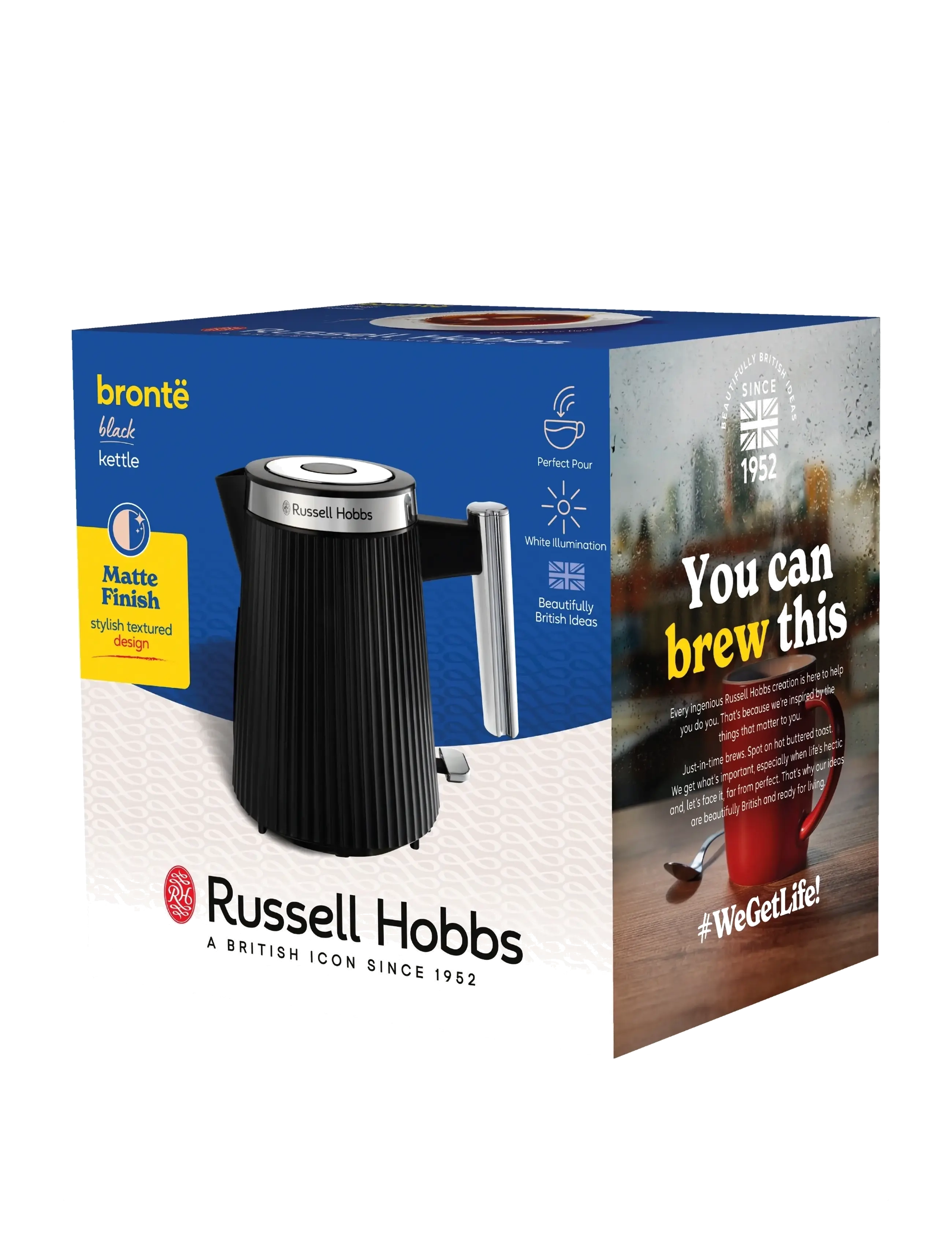 Russell Hobbs - RH Brontë Kettle Black - vannkjeler og vannkokere - black - 2