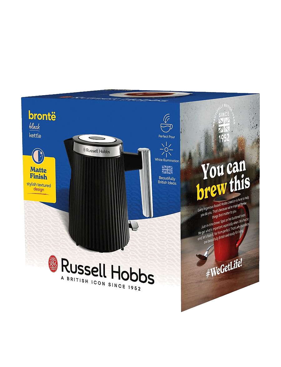 Russell Hobbs - RH Brontë Kettle Black - veekeetjad ja -keedukannud - black - 2