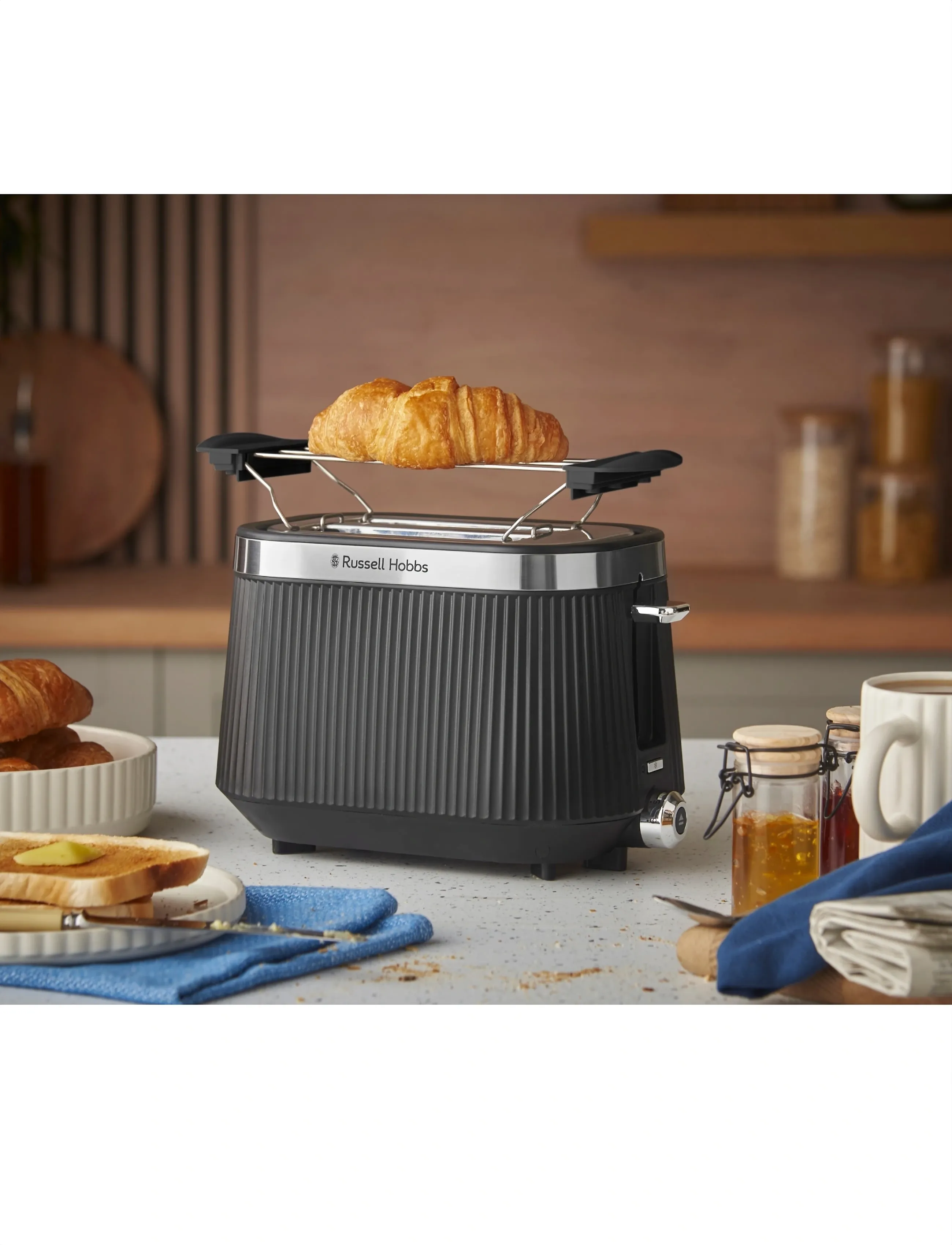 Russell Hobbs - 2S Toaster Black - grille-pains - black - 4