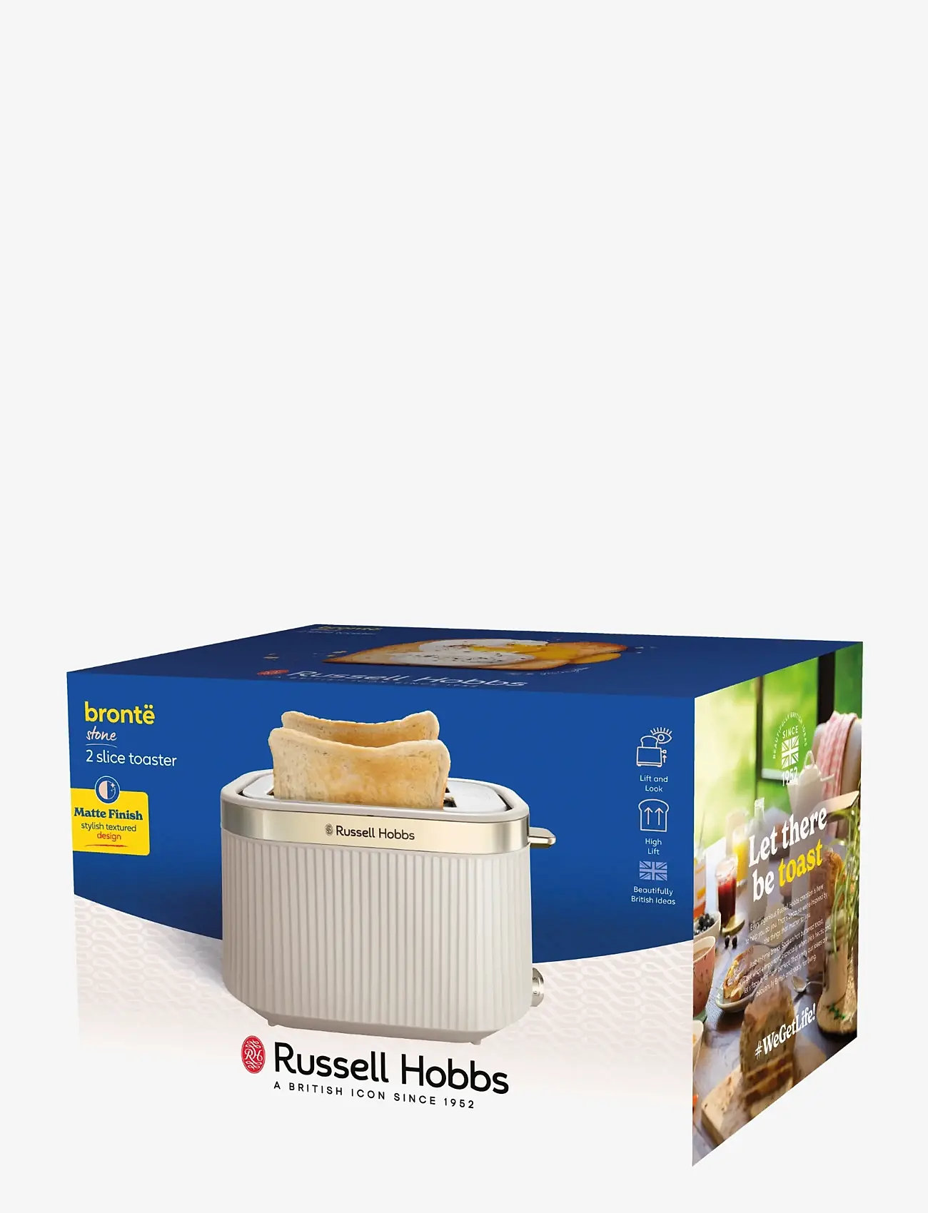 Russell Hobbs - RH Brontë 2S Toaster Stone - rösterid - stone - 3