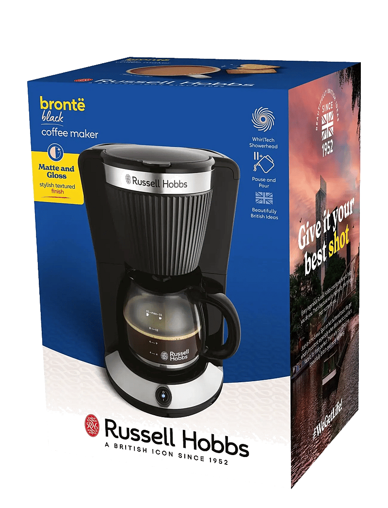 Russell Hobbs - RH Brontë Coffee Maker Black - osta hinna alusel - black - 3
