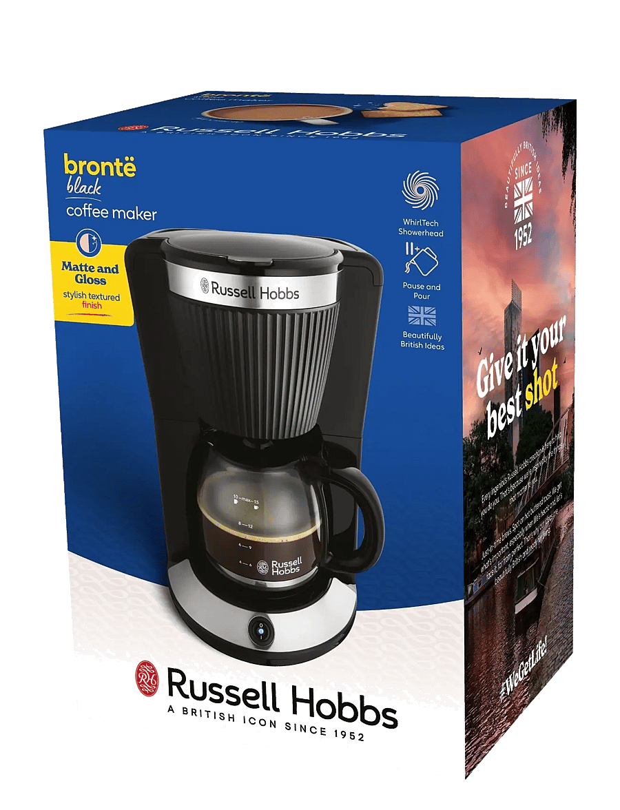 Russell Hobbs - RH Brontë Coffee Maker Black - osta hinna alusel - black - 3
