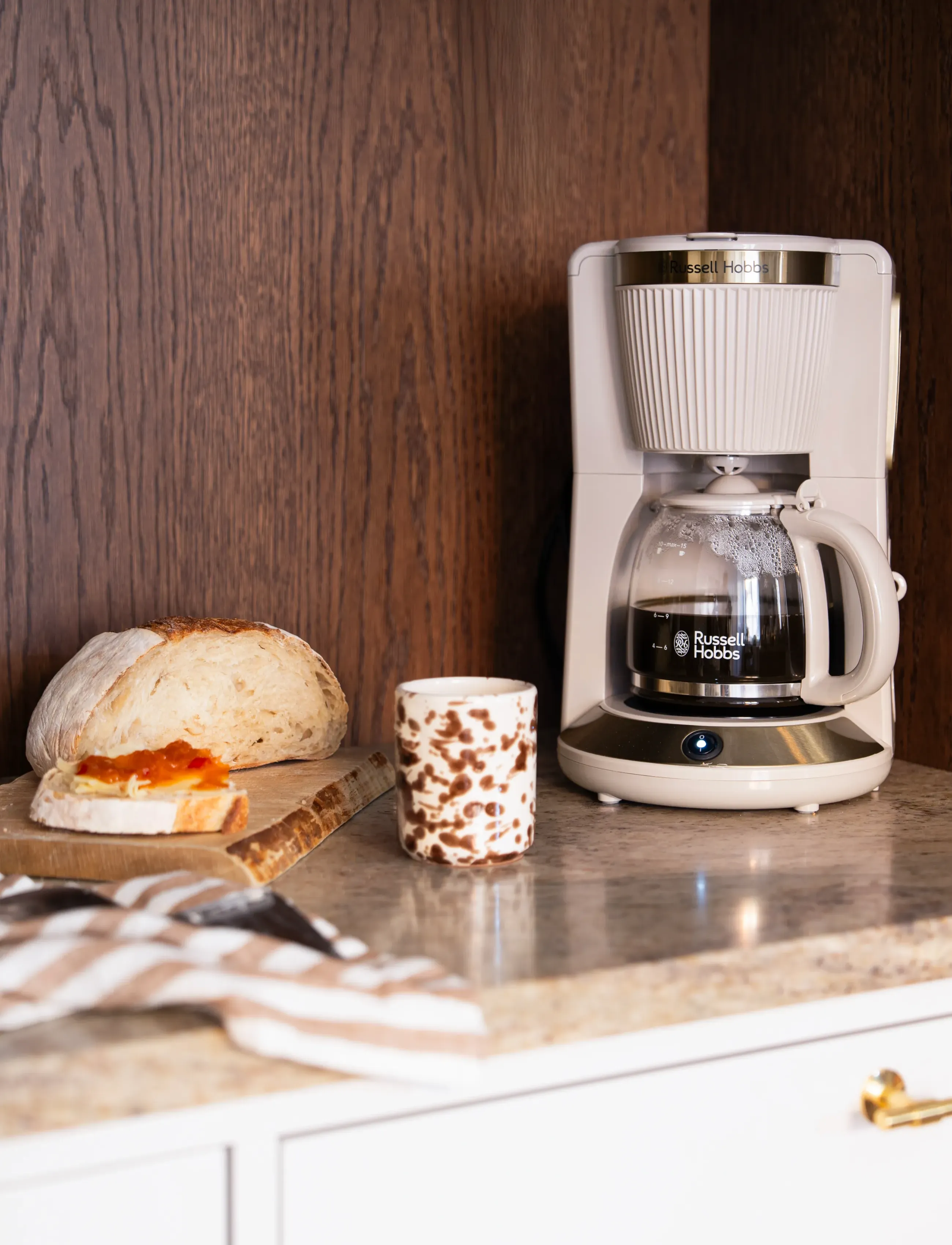 Russell Hobbs - RH Brontë Coffee Maker Stone - köp efter pris - stone - 5