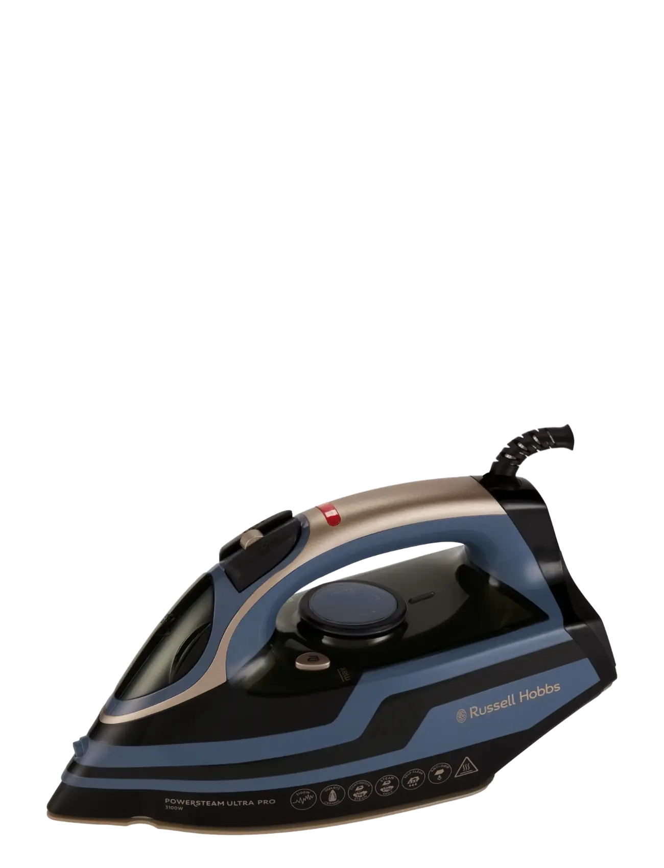 Russell Hobbs Rh Powersteam Ultra Pro Iron, Vasketøj, Navy, Str: ONE SIZE