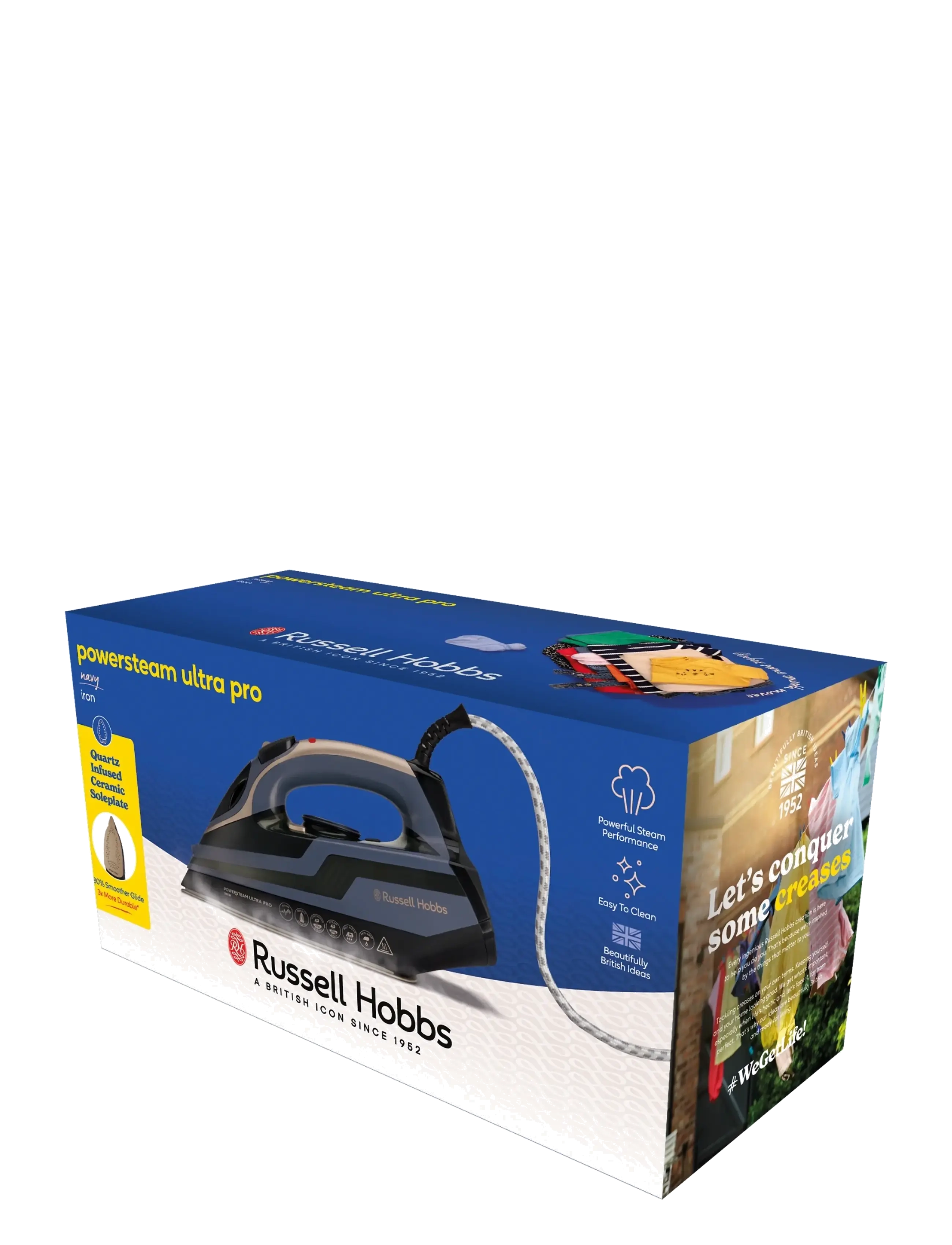 Russell Hobbs - RH Powersteam Ultra Pro Iron - strygejern - navy blue - 3