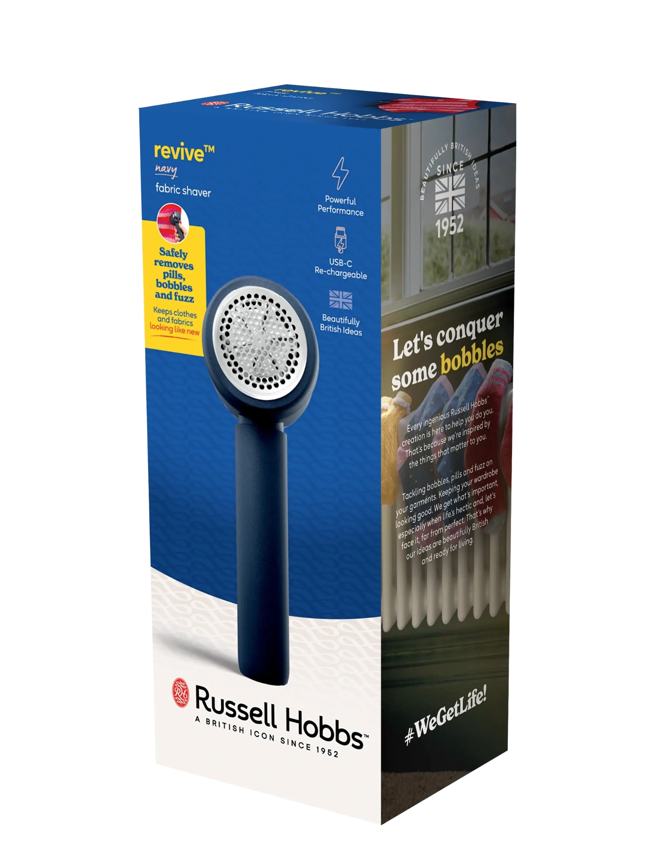 Russell Hobbs - Revive Fabric Shaver - pranie - navy blue - 3