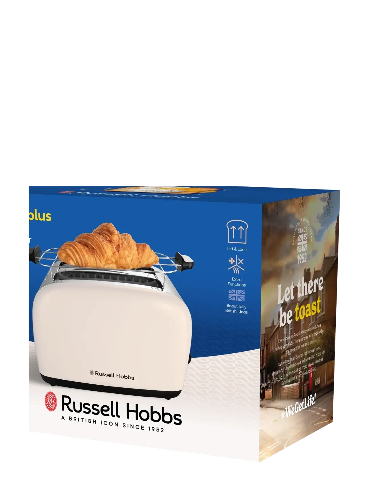 Russell Hobbs - RH Colours Plus Jasmine 2S Toas - brødrister - jasmine - 3
