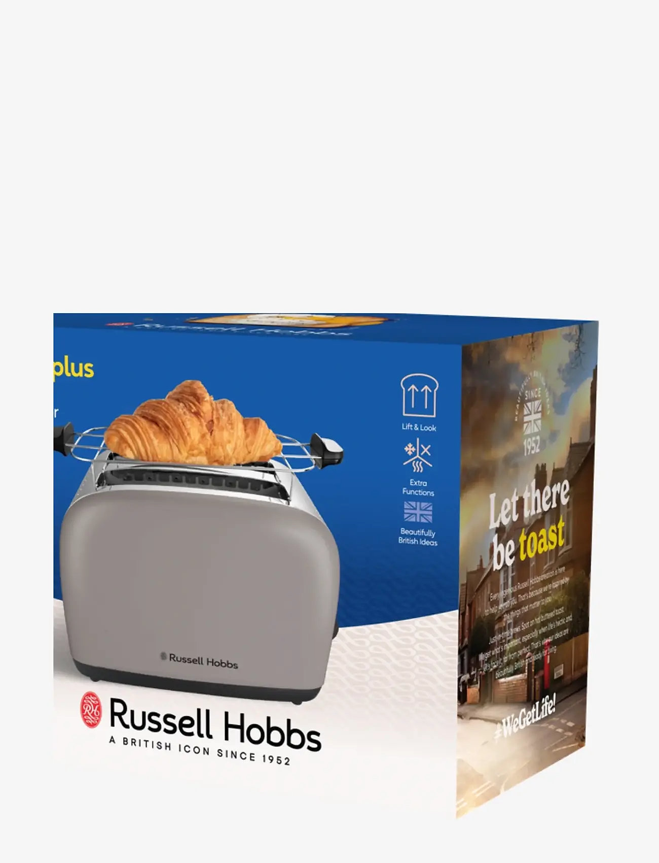 Russell Hobbs - RH Colours Plus Mocha 2S Toaste - toasters - mocha - 3