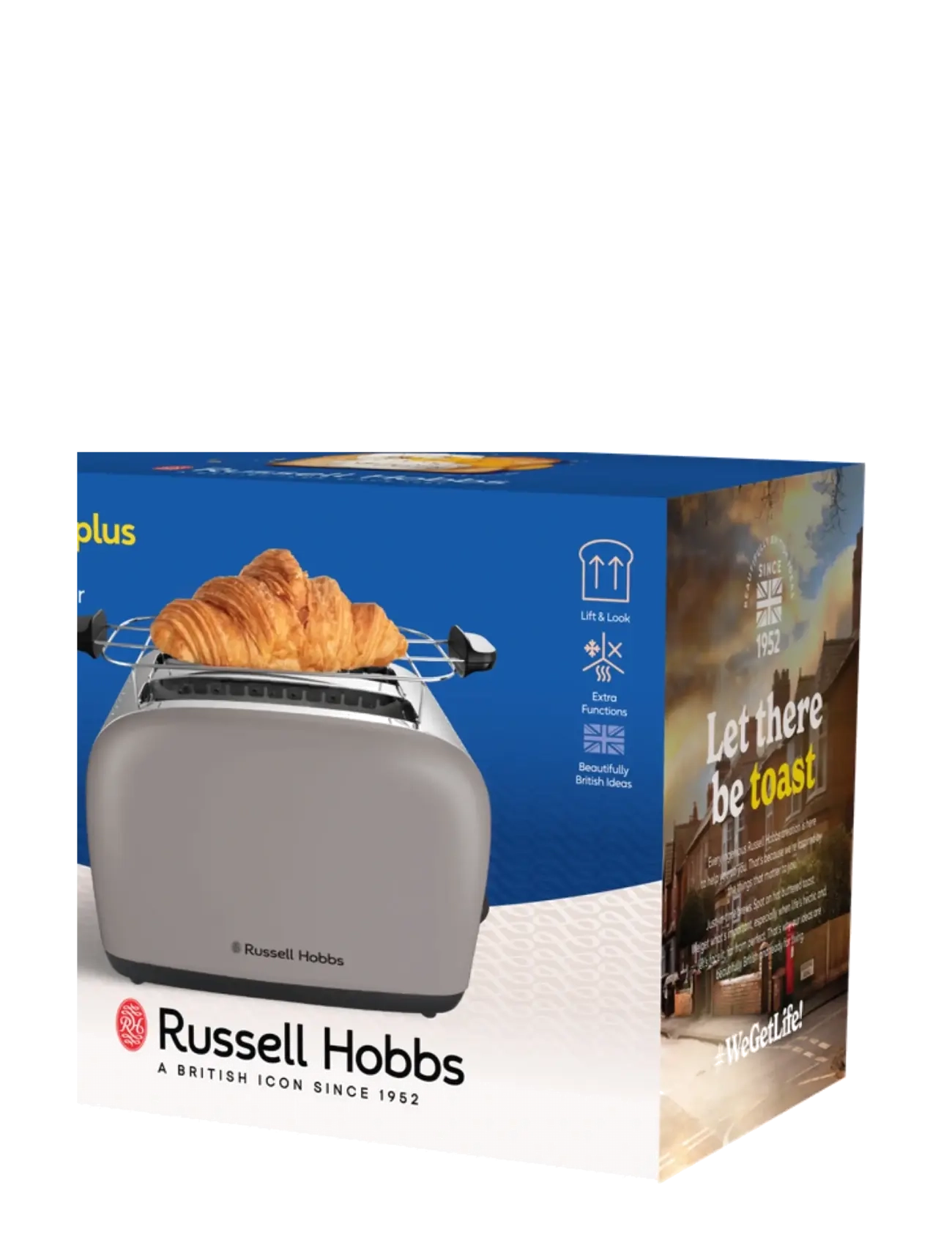 Russell Hobbs - RH Colours Plus Mocha 2S Toaste - brødrister - mocha - 3