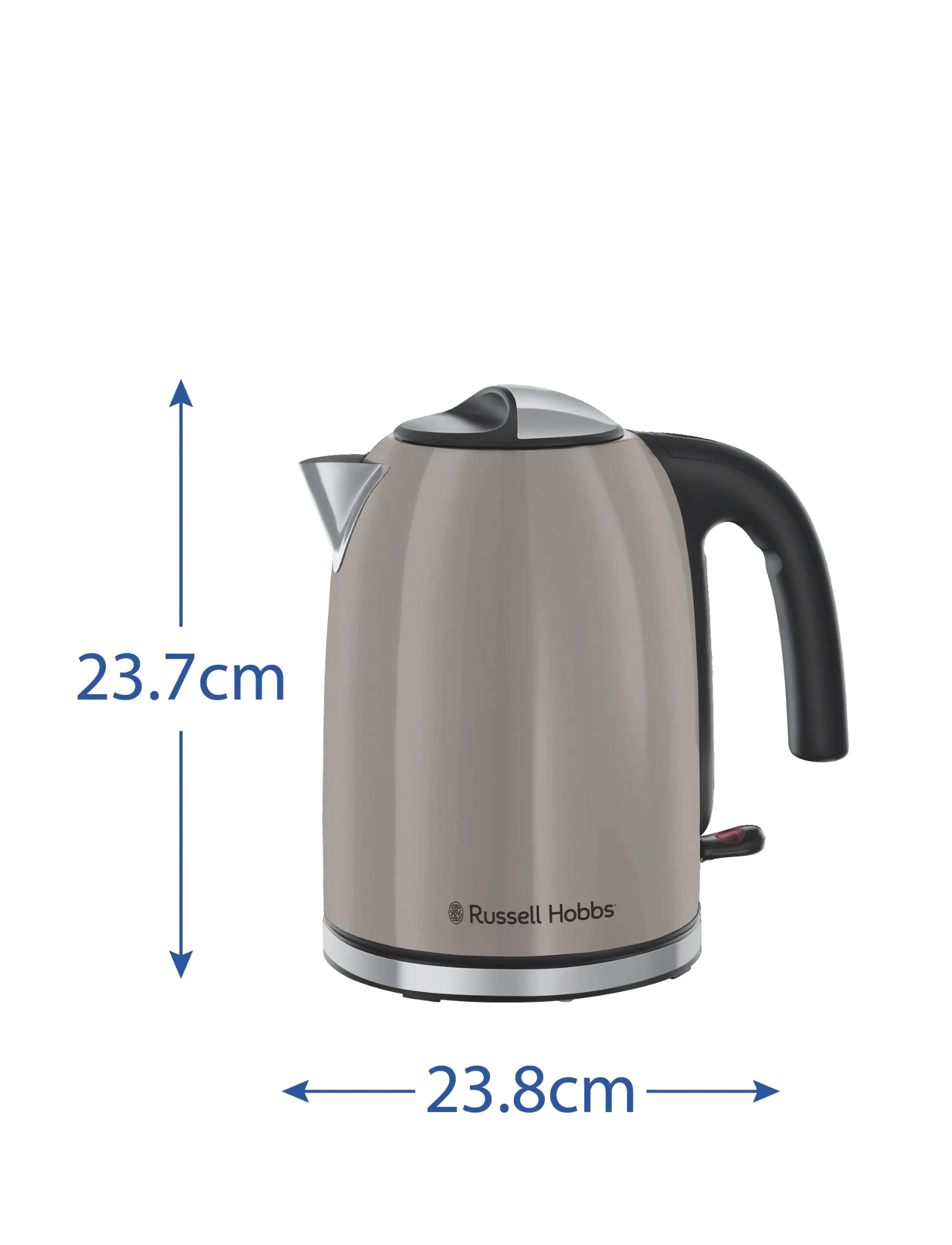 Russell Hobbs - RH Colours Plus Mocha Kettle - kettles & water boilers - mocha - 2