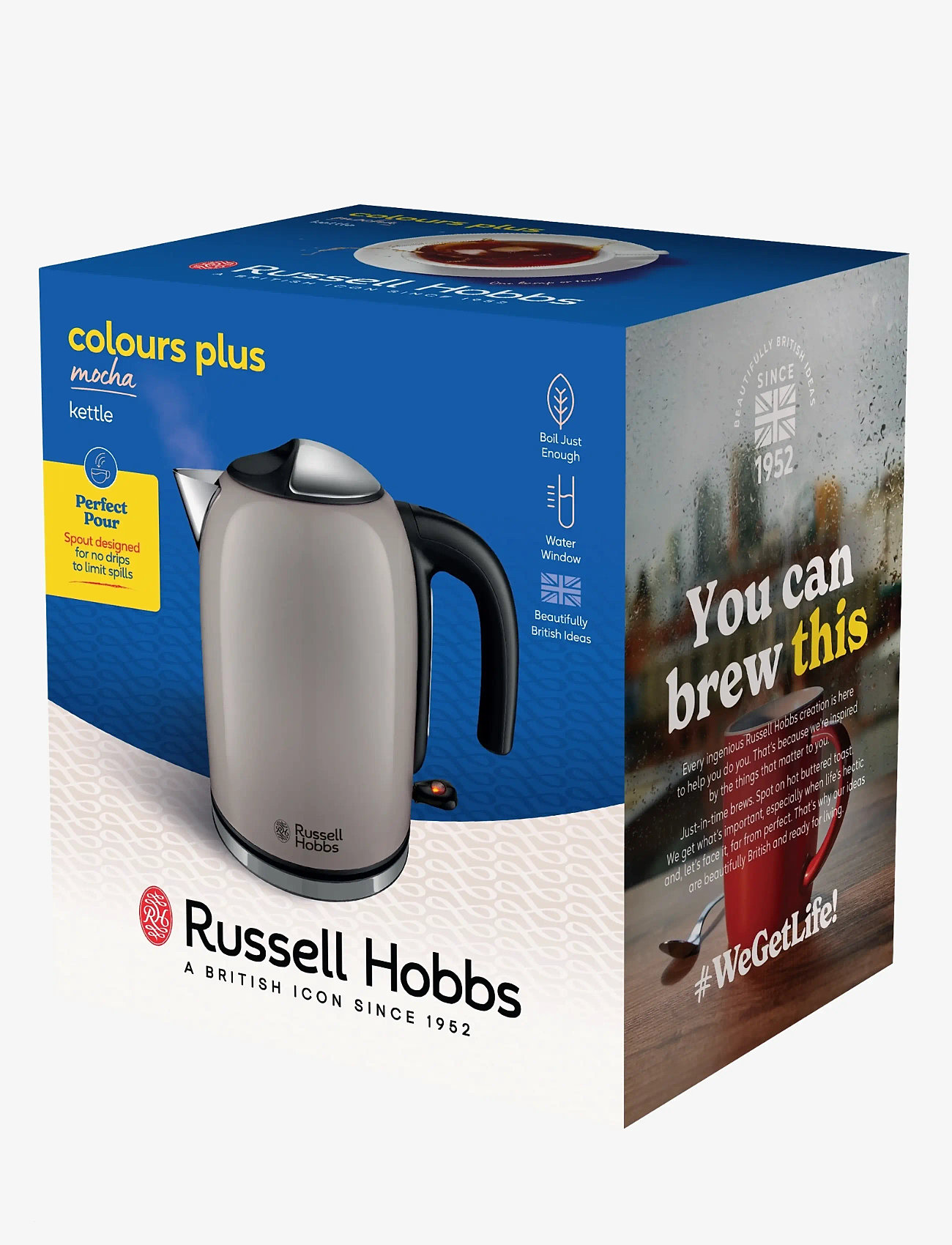 Russell Hobbs - RH Colours Plus Mocha Kettle - wasserkessel & wasserkocher - mocha - 3