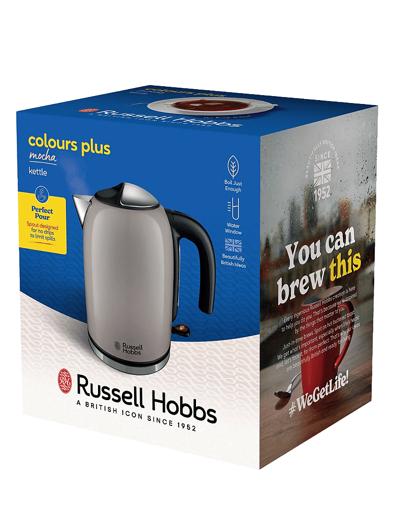 Russell Hobbs - RH Colours Plus Mocha Kettle - wasserkessel & wasserkocher - mocha - 3