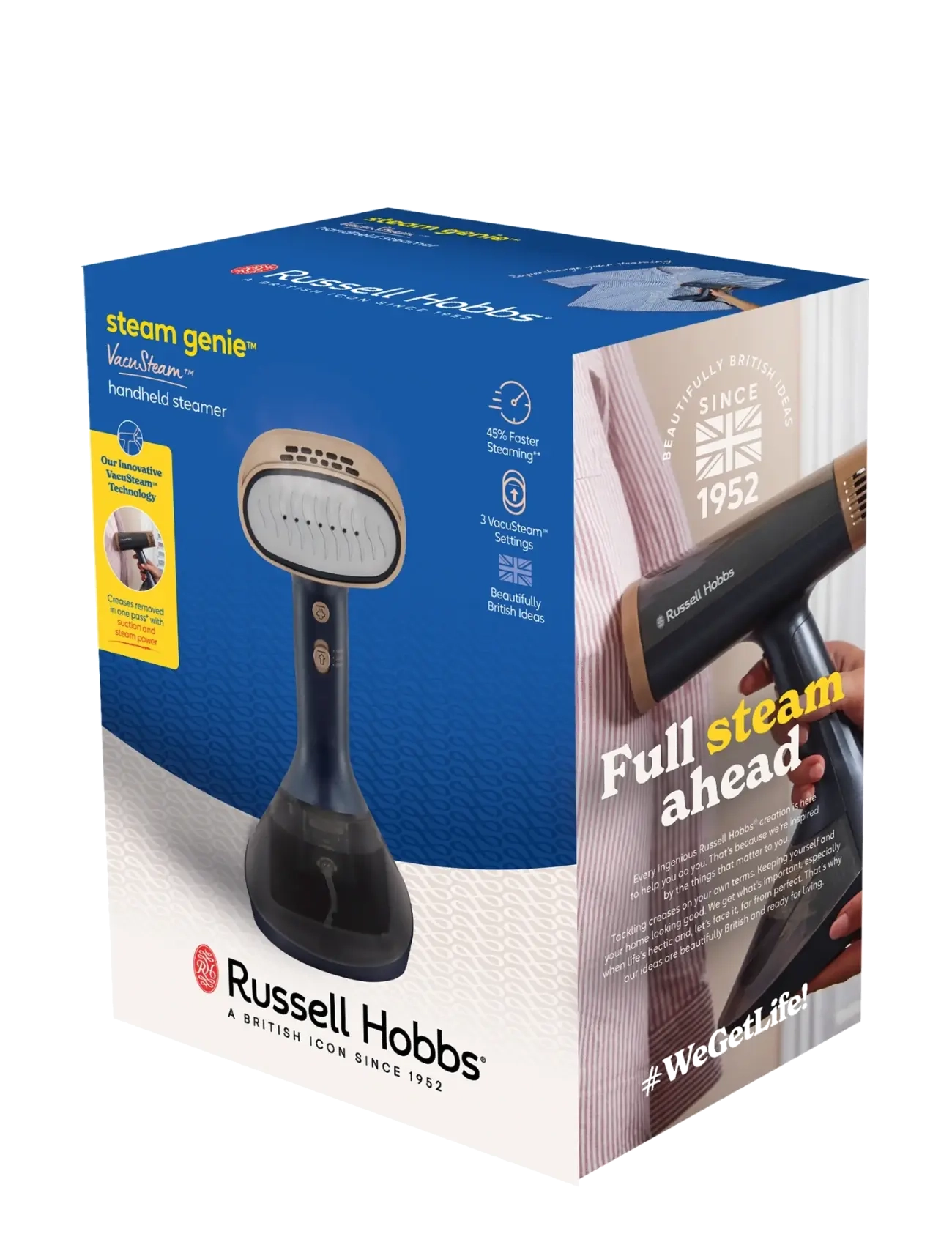 Russell Hobbs - RH SteamGenie VacuSteam Steamer - steamers - navy blue - 3