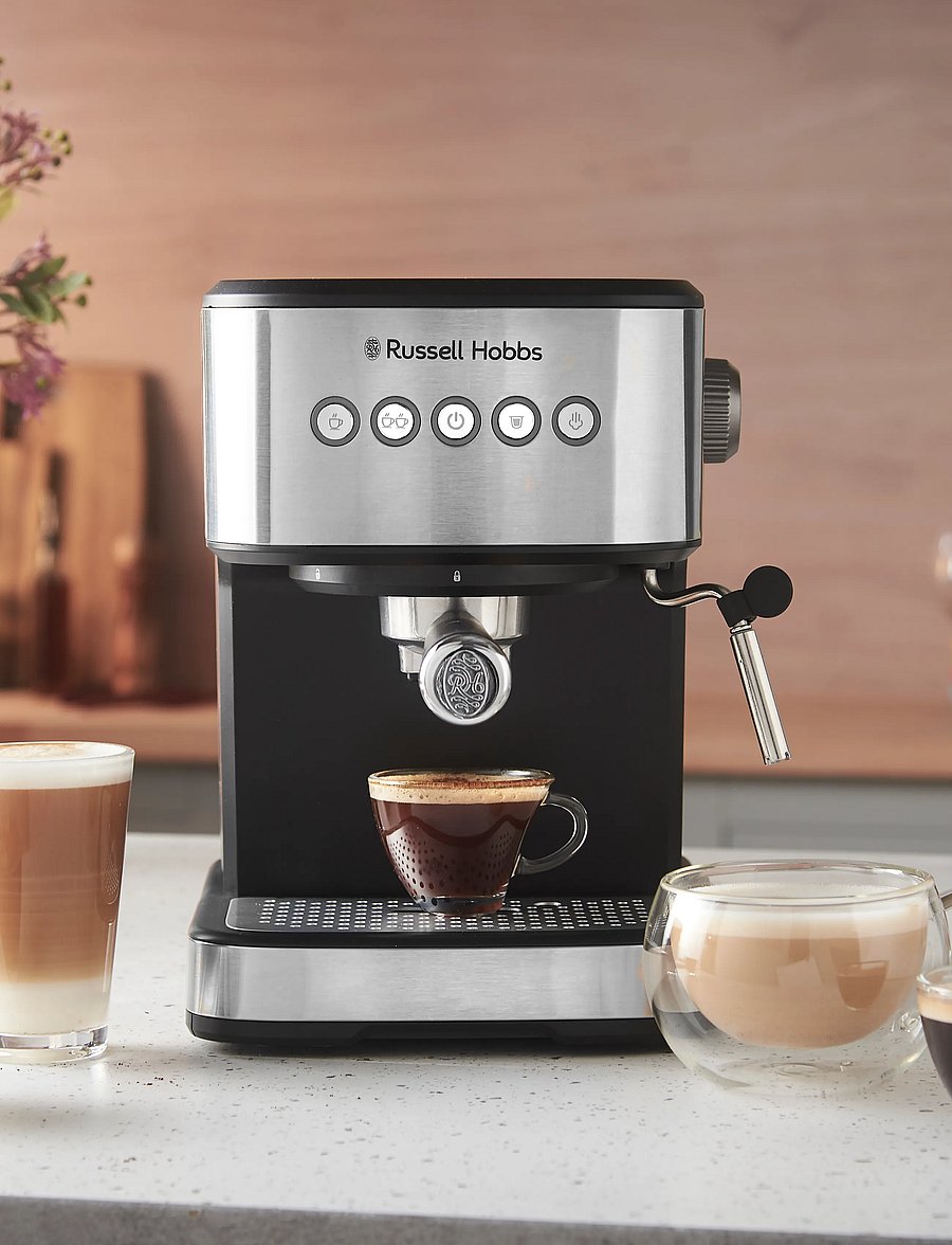 Russell Hobbs - Heaton Espresso Machine - espressomasinad - stainless steel, black - 0
