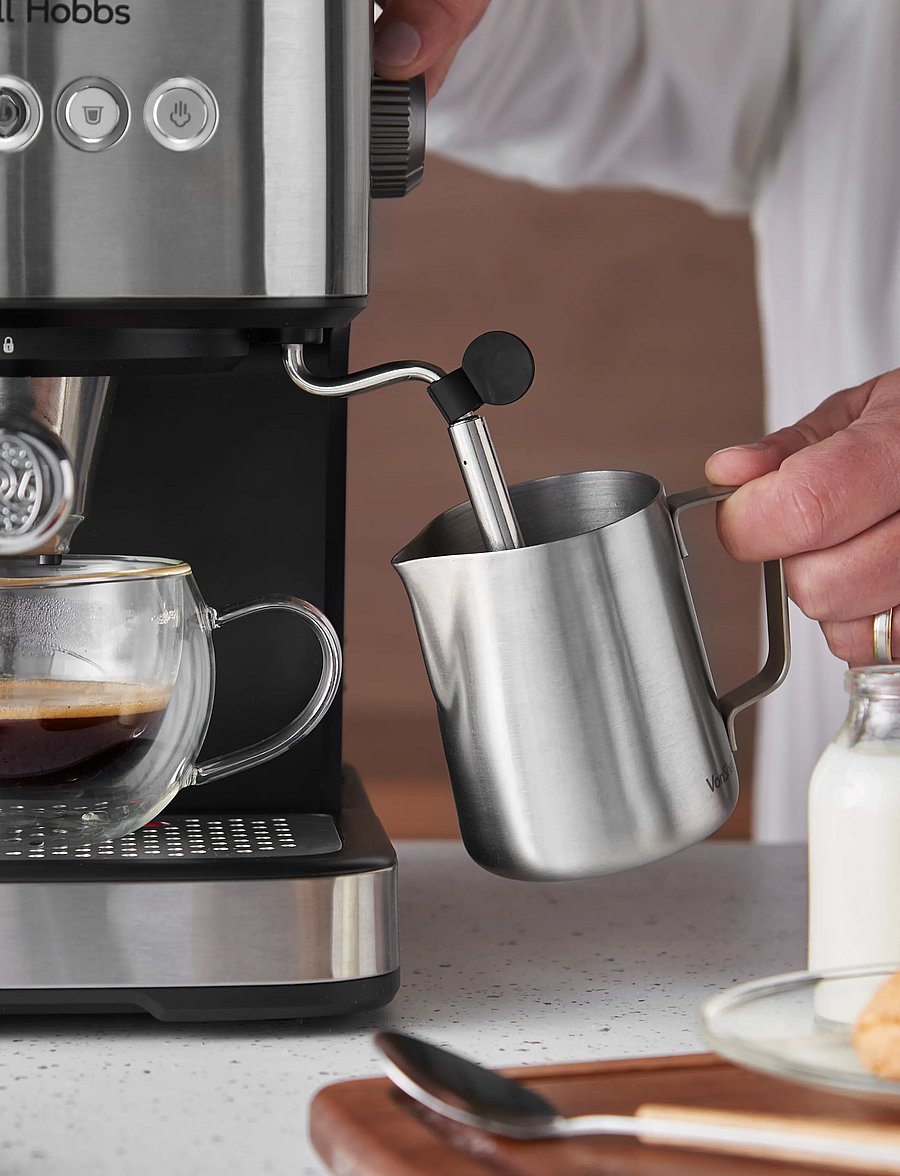 Russell Hobbs - Heaton Espresso Machine - espressomasinad - stainless steel, black - 5