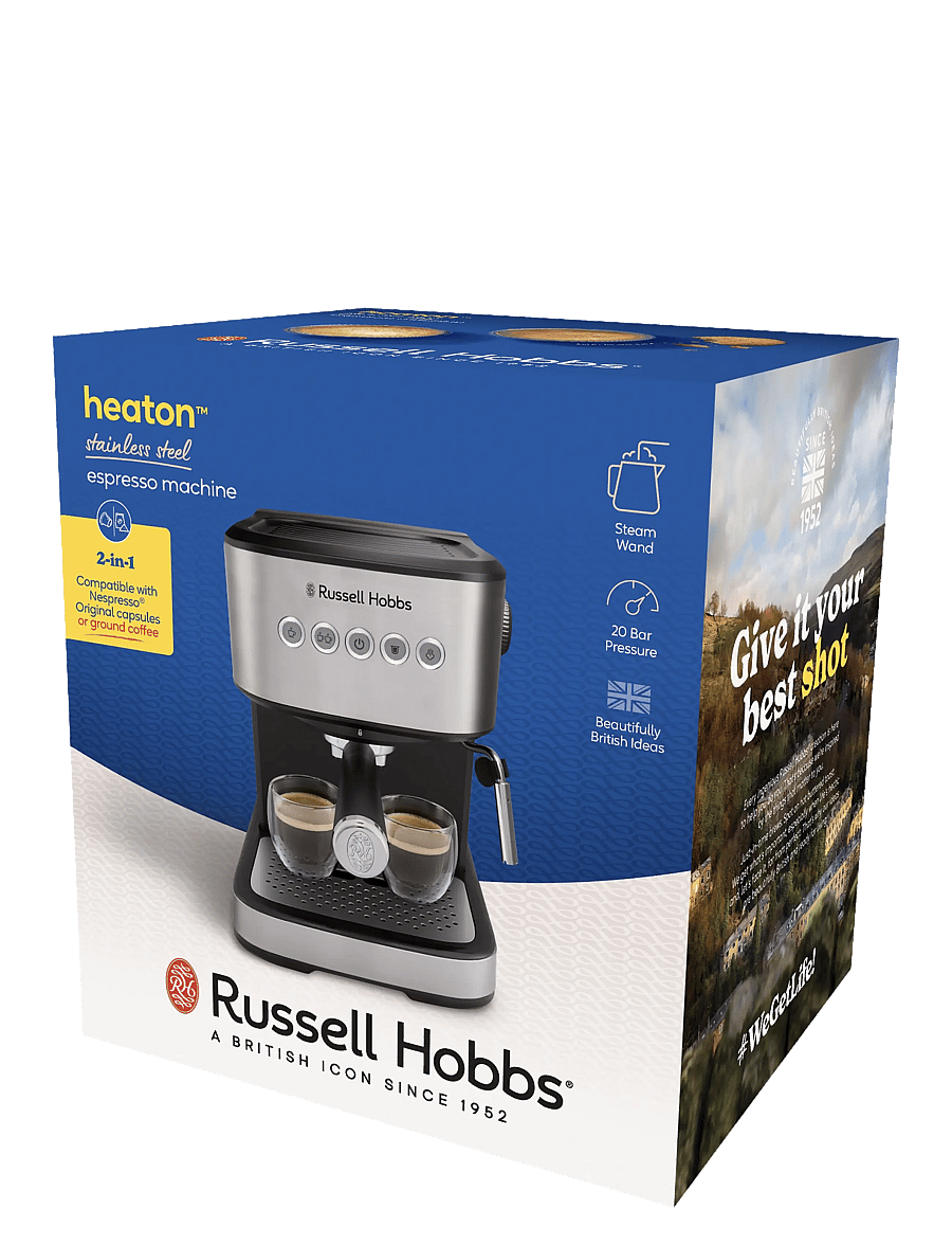 Russell Hobbs - Heaton Espresso Machine - espressomasinad - stainless steel, black - 3