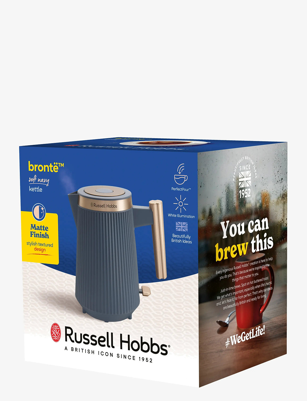 Russell Hobbs - Brontë Soft Navy Kettle - veekeetjad ja -keedukannud - navy blue - 2