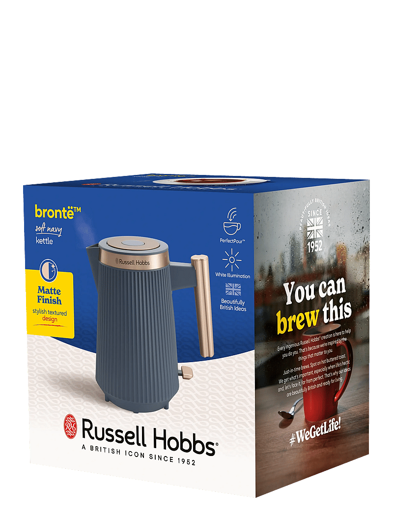 Russell Hobbs - Brontë Soft Navy Kettle - veekeetjad ja -keedukannud - navy blue - 2