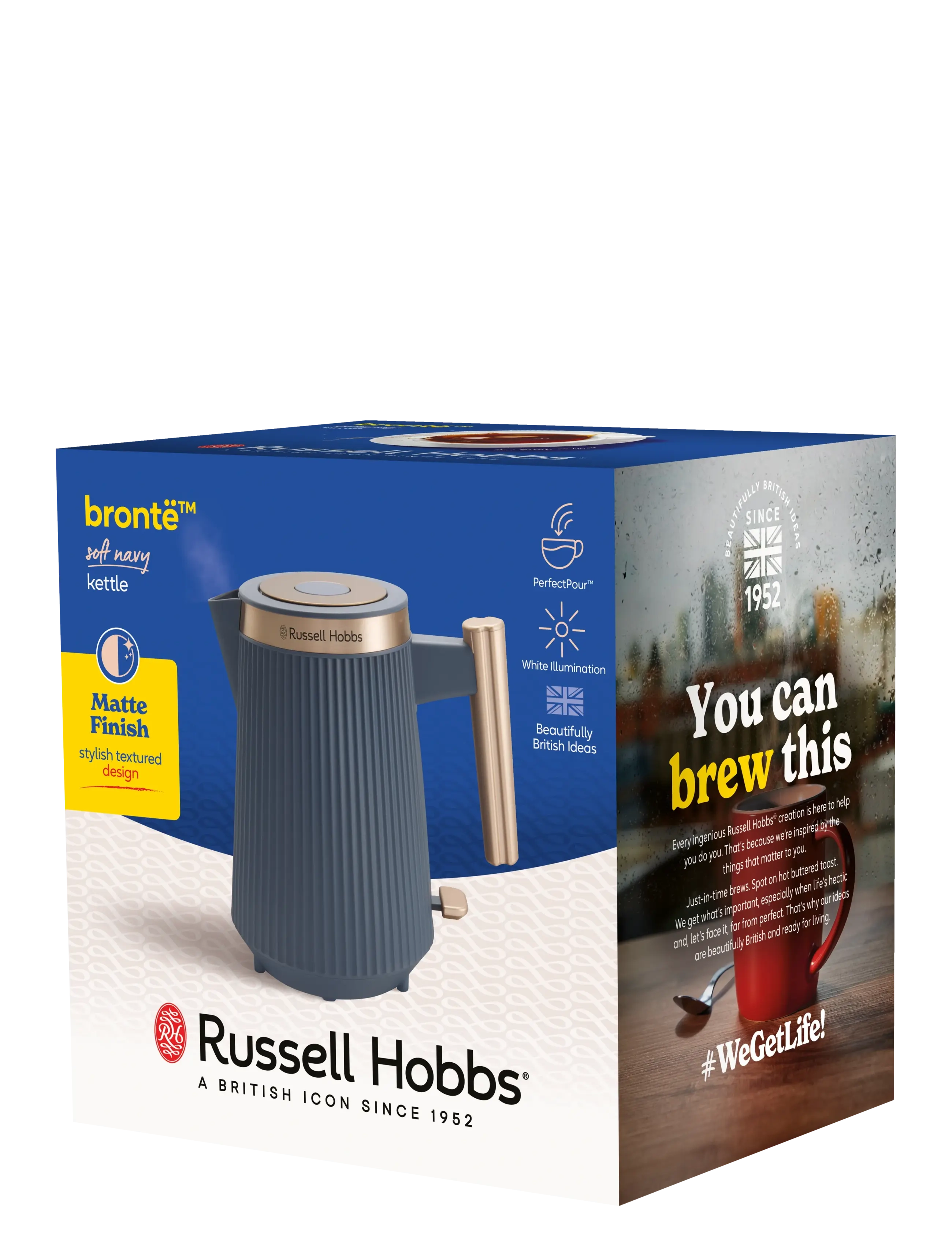Russell Hobbs - Brontë Soft Navy Kettle - vattenkokare - navy blue - 2