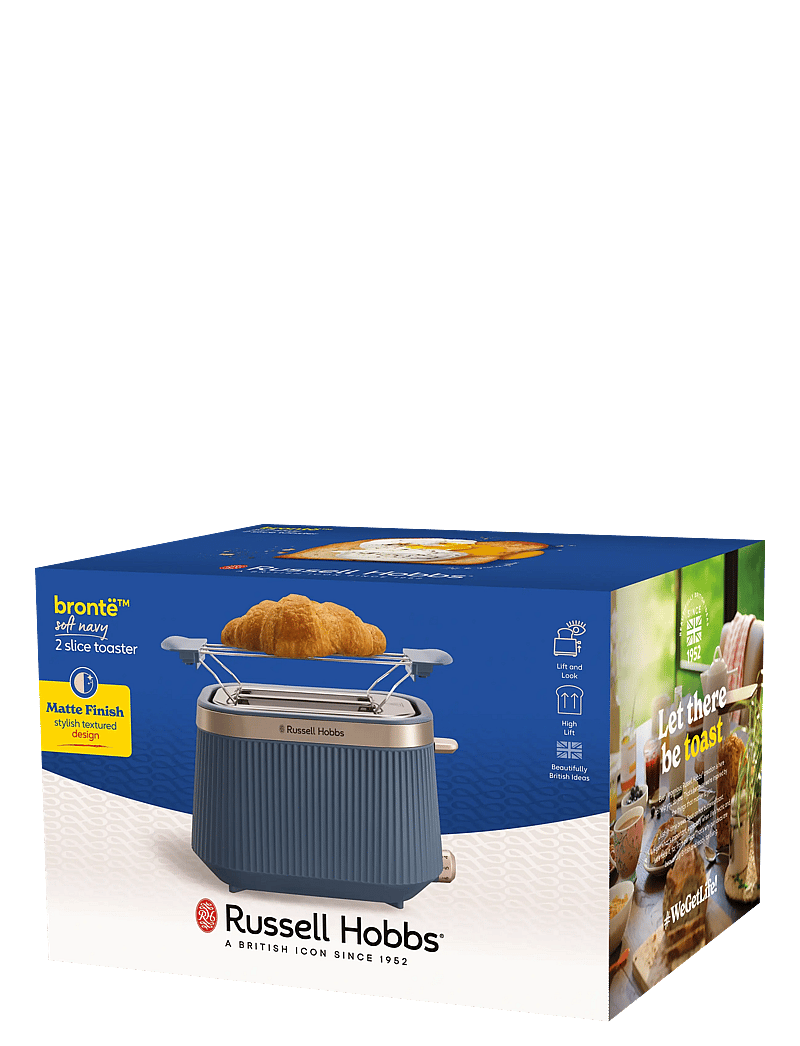 Russell Hobbs - Brontë Soft Navy 2S Toaster - rösterid - navy blue - 2
