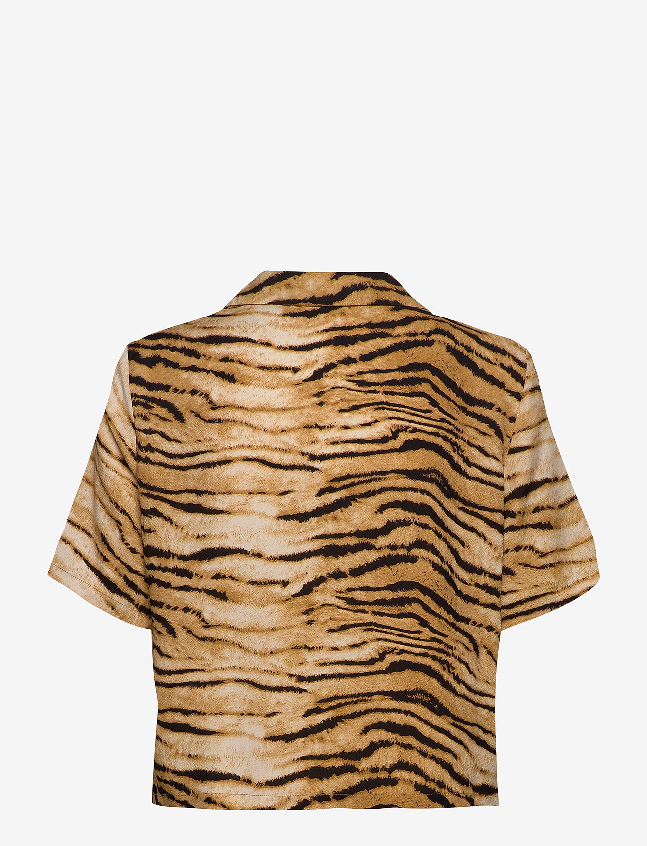 RUT & CIRCLE - SOFI CAMP SHIRT - short-sleeved shirts - tiger print - 1