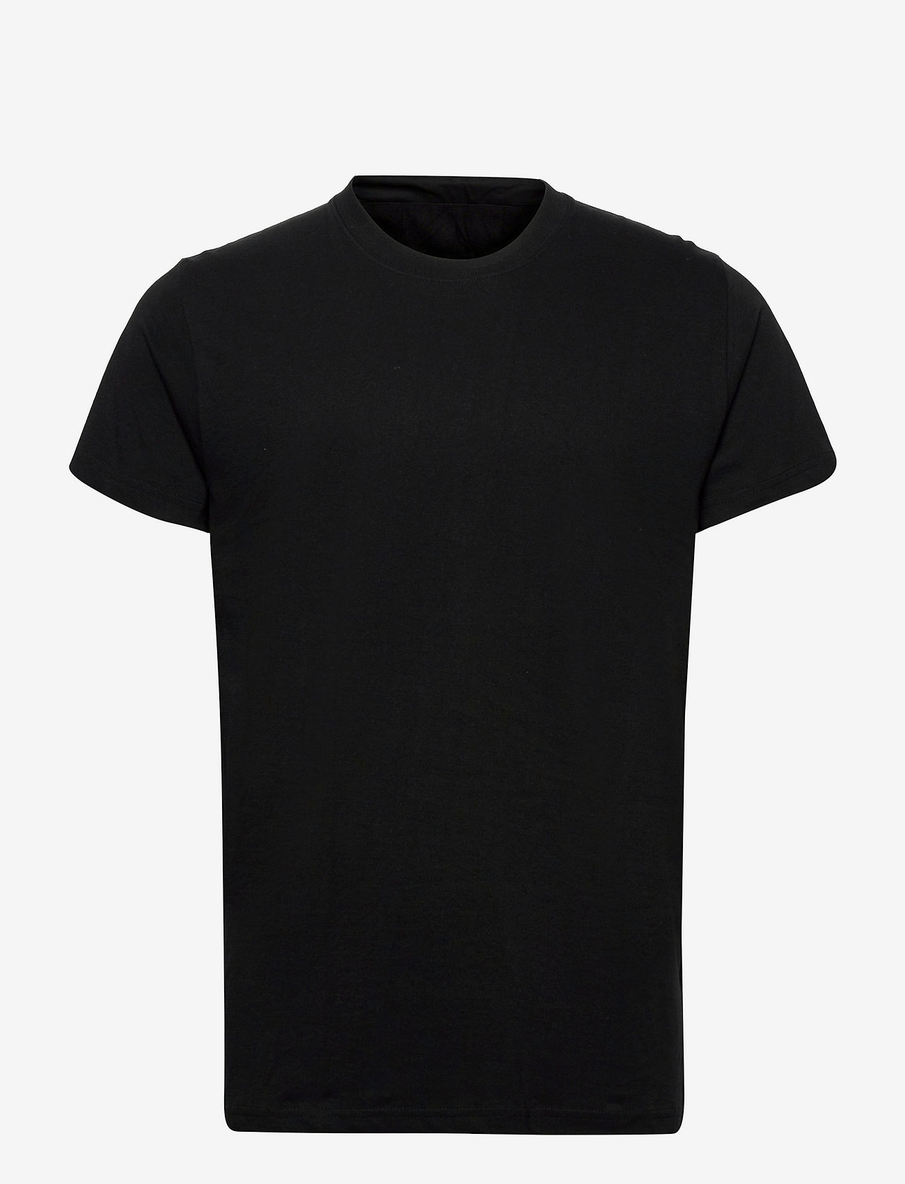 Revolution - Regular fit round neck t-shirt - lägsta priserna - black - 0