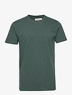 Regular fit round neck t-shirt - DARKGREN-M