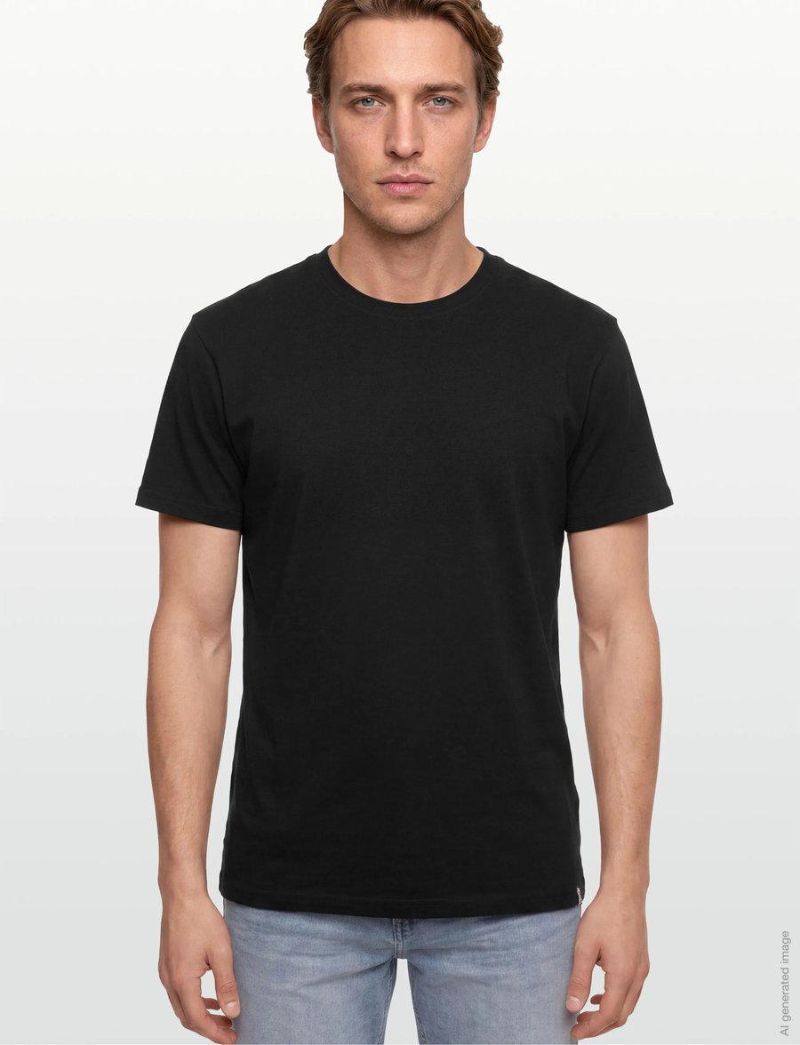 Revolution - Loose T-shirt - kortärmade t-shirts - black - 3