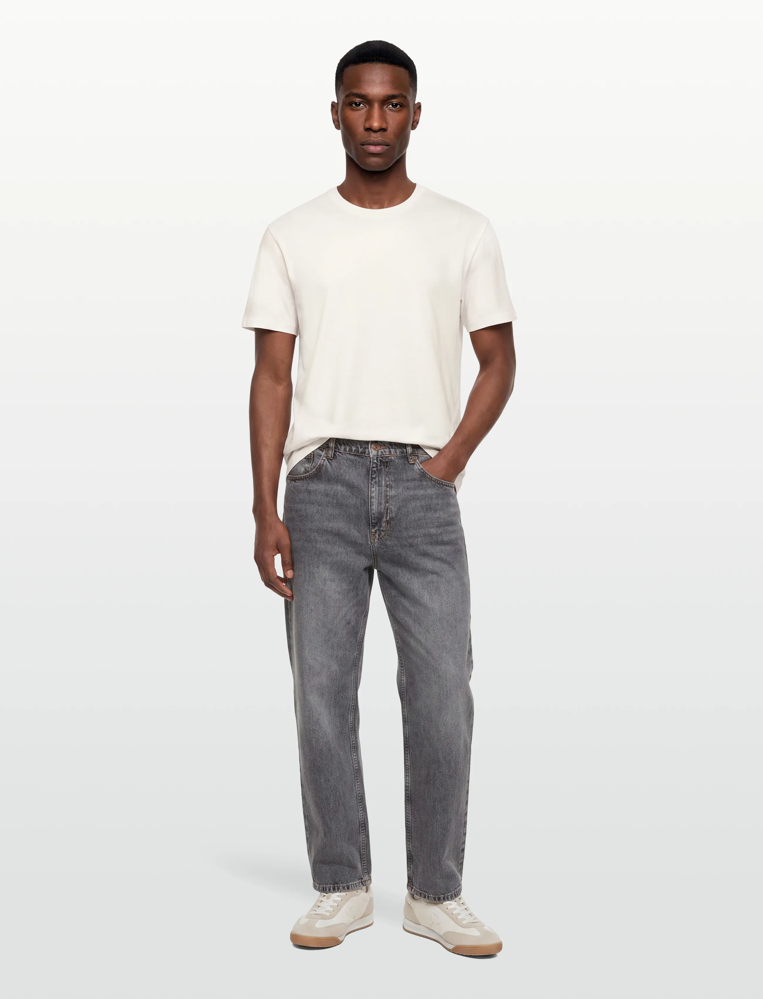 Revolution Loose T-Shirt, L, T-shirts, Creme - Short-sleeved, Männerswear