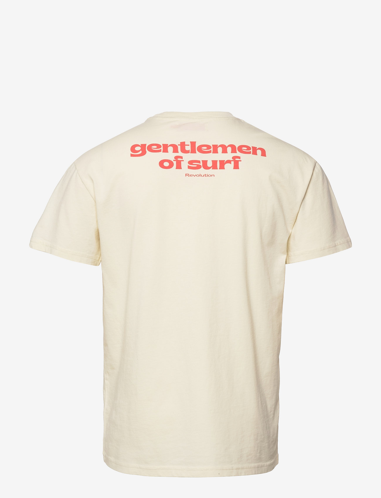 Revolution - Loose fit t-shirt with front and back print - offwhite - 1