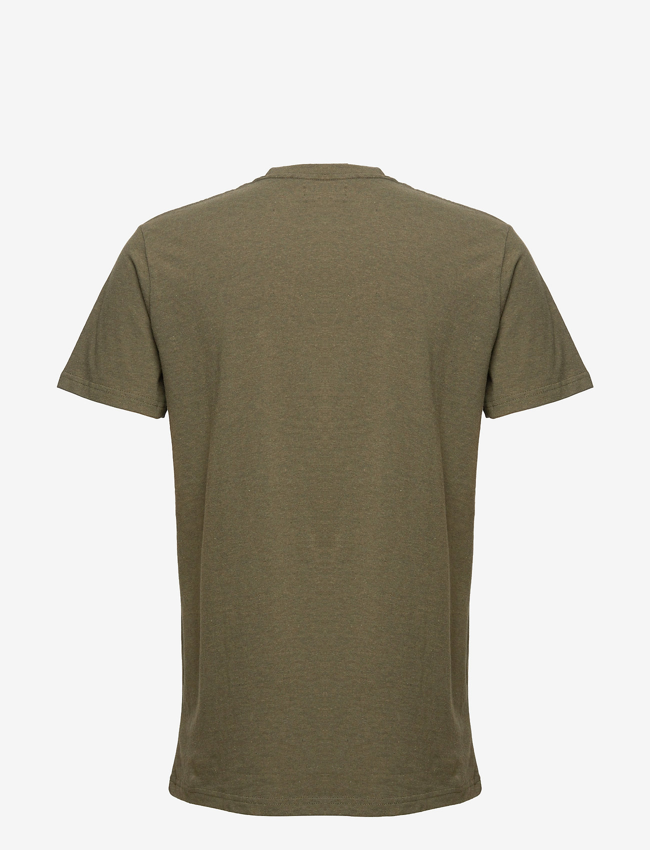 Revolution - Regular fit t-shirt with tuft embroidery - army-mel - 1