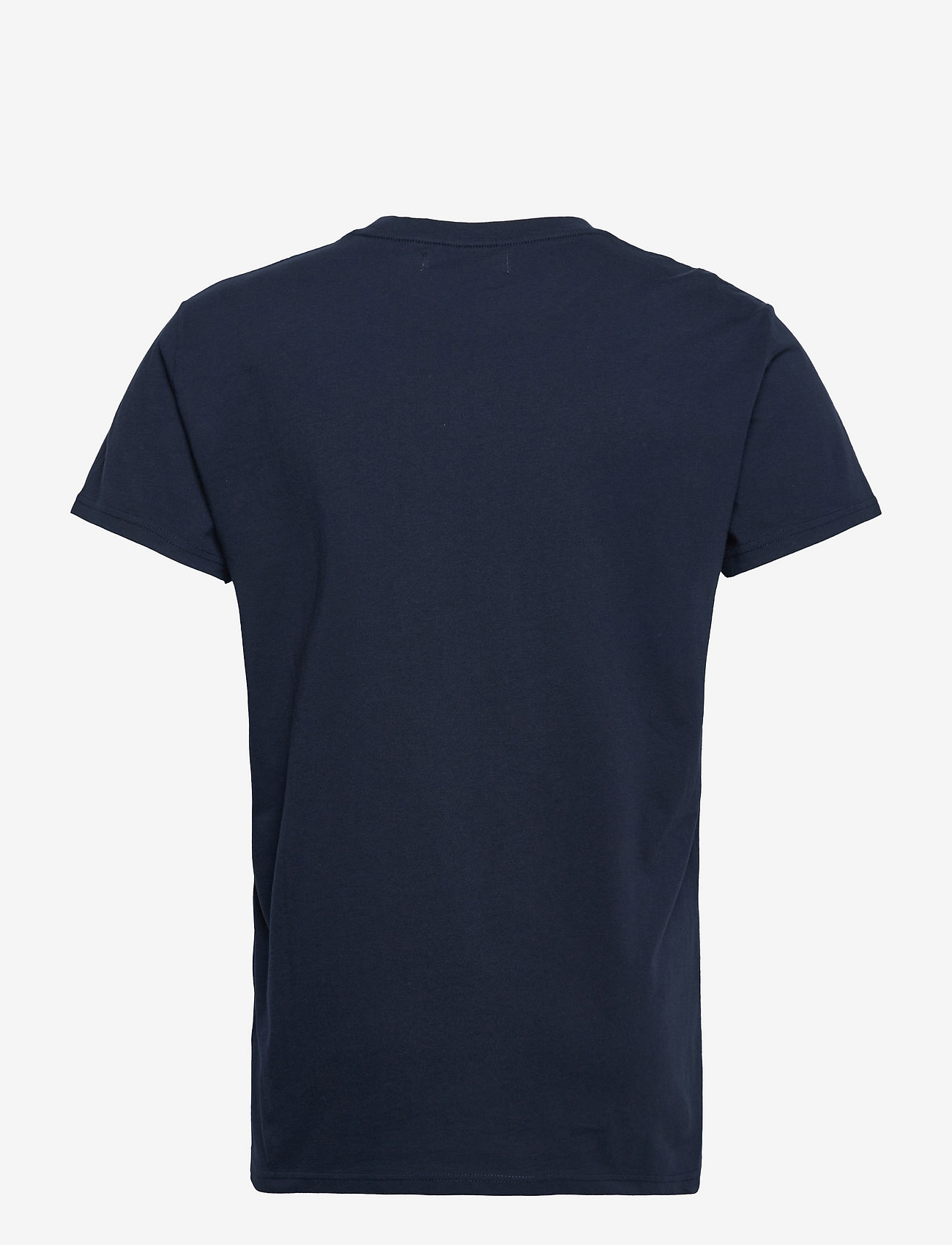Revolution - Regular fit t-shirt with pocket and embroidery - navy - 1