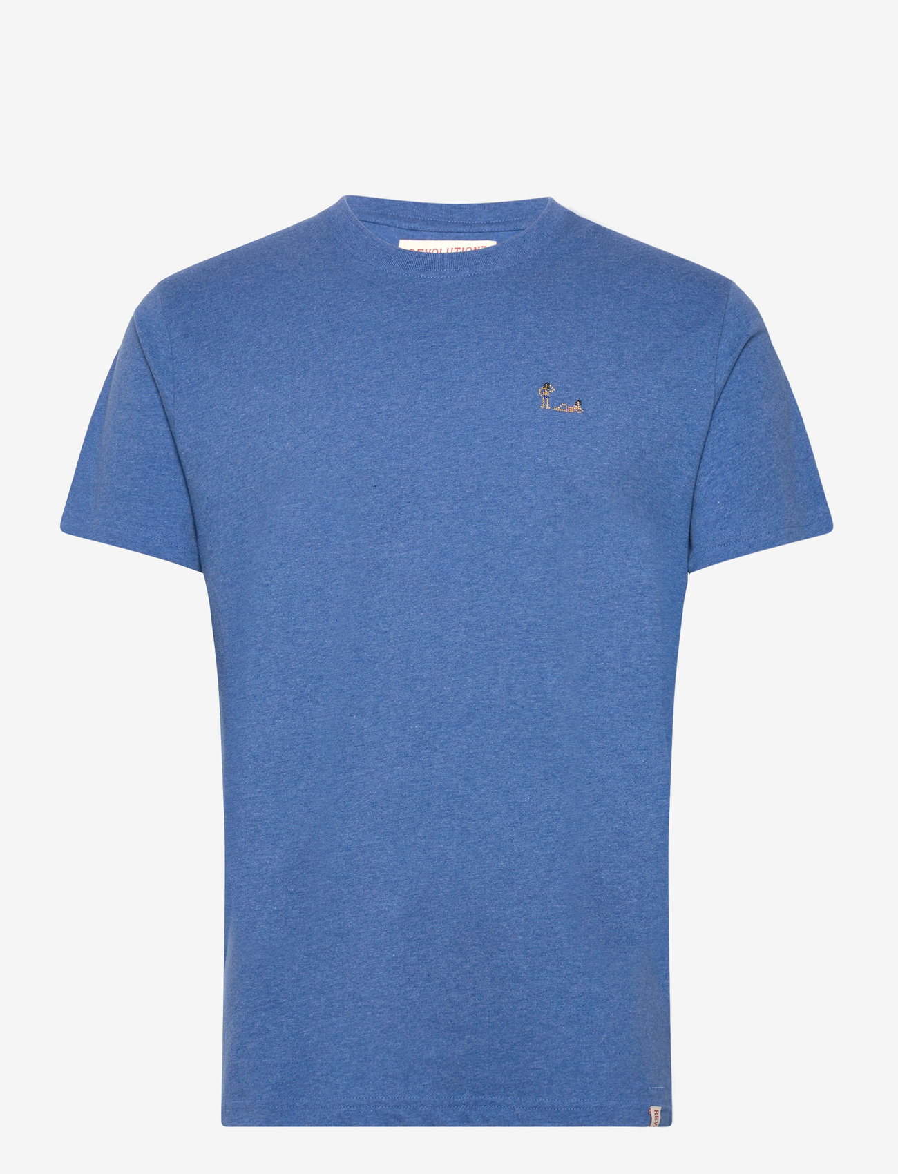 Revolution - Regular T-shirt - blue-melange - 0