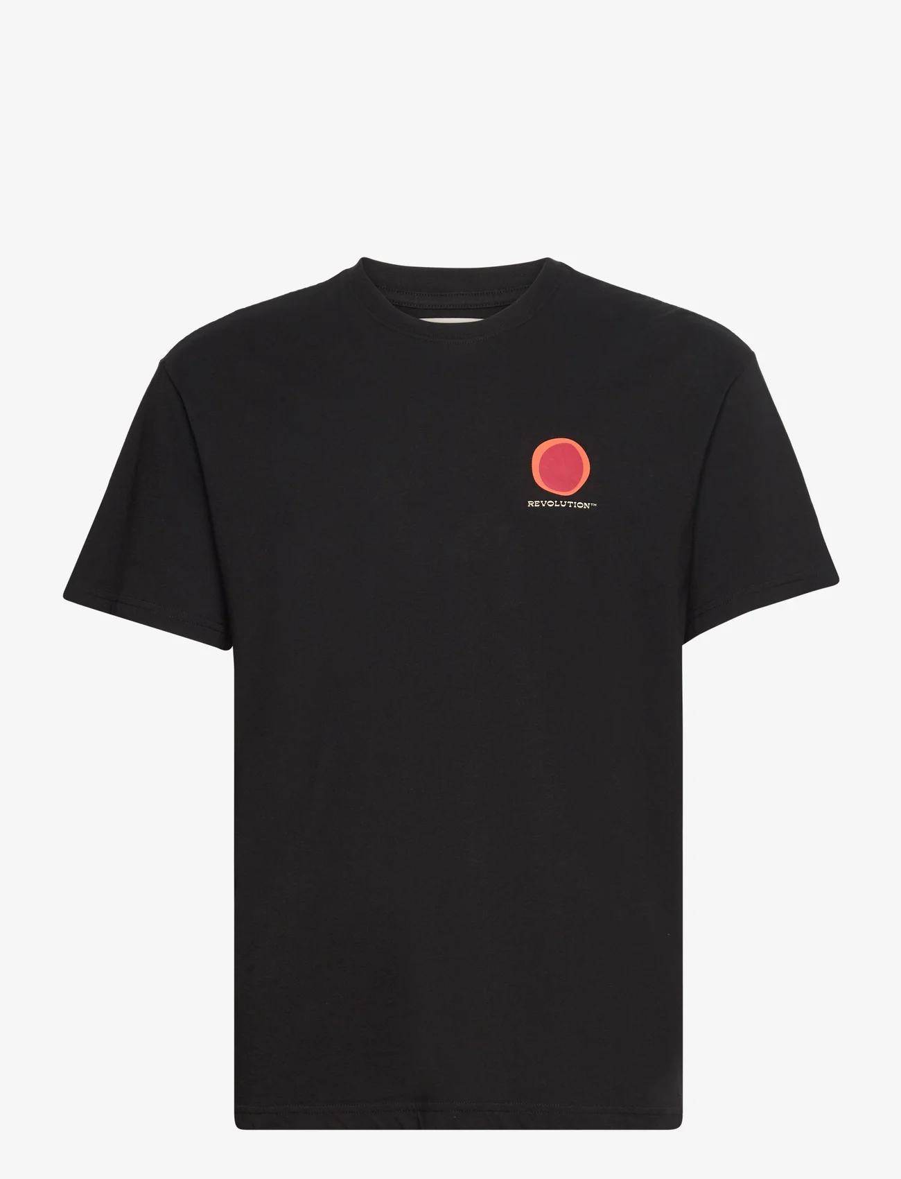 Revolution - Loose t-shirt - kortärmade t-shirts - black - 0