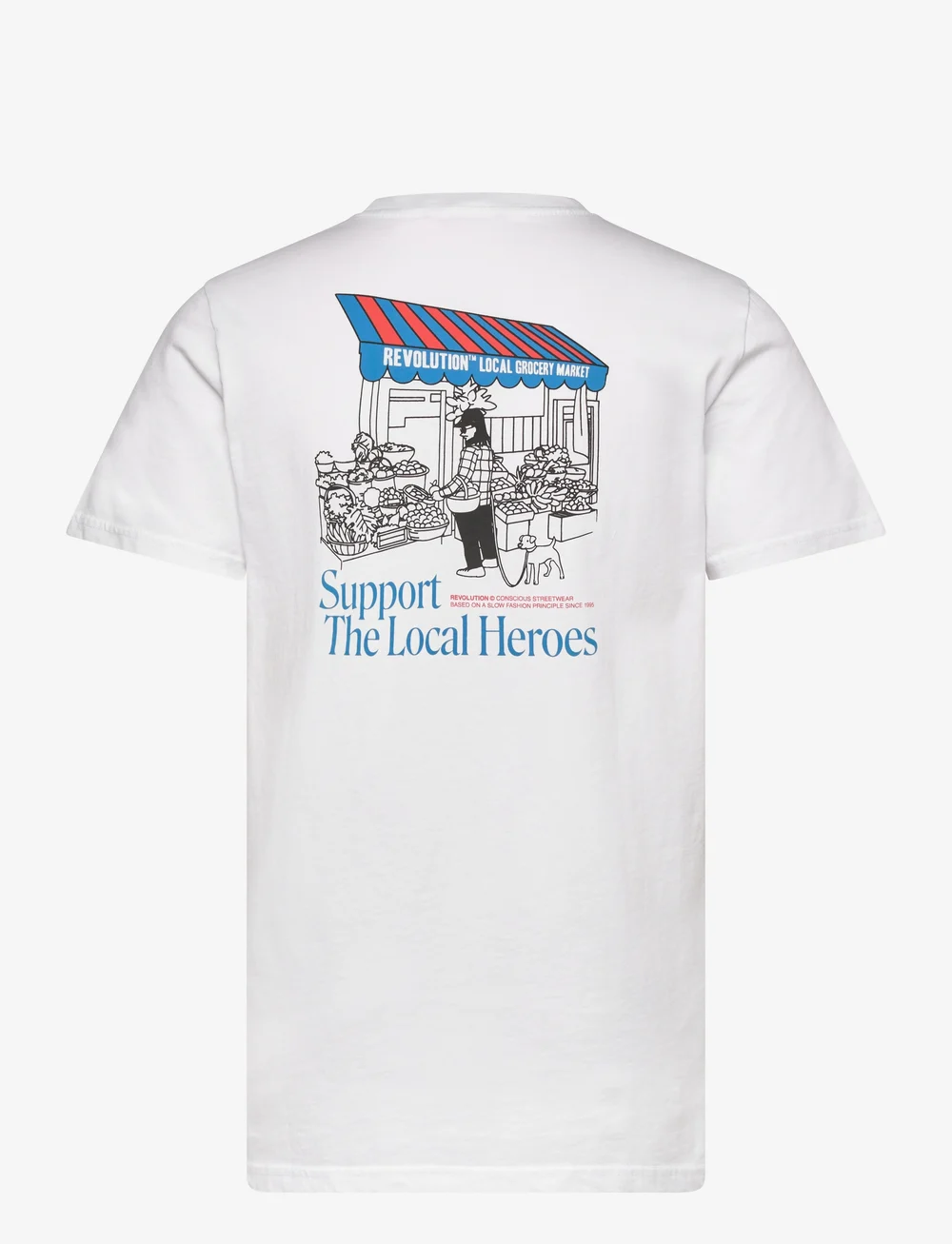 Revolution - Printed T-shirt - kortärmade t-shirts - white - 1