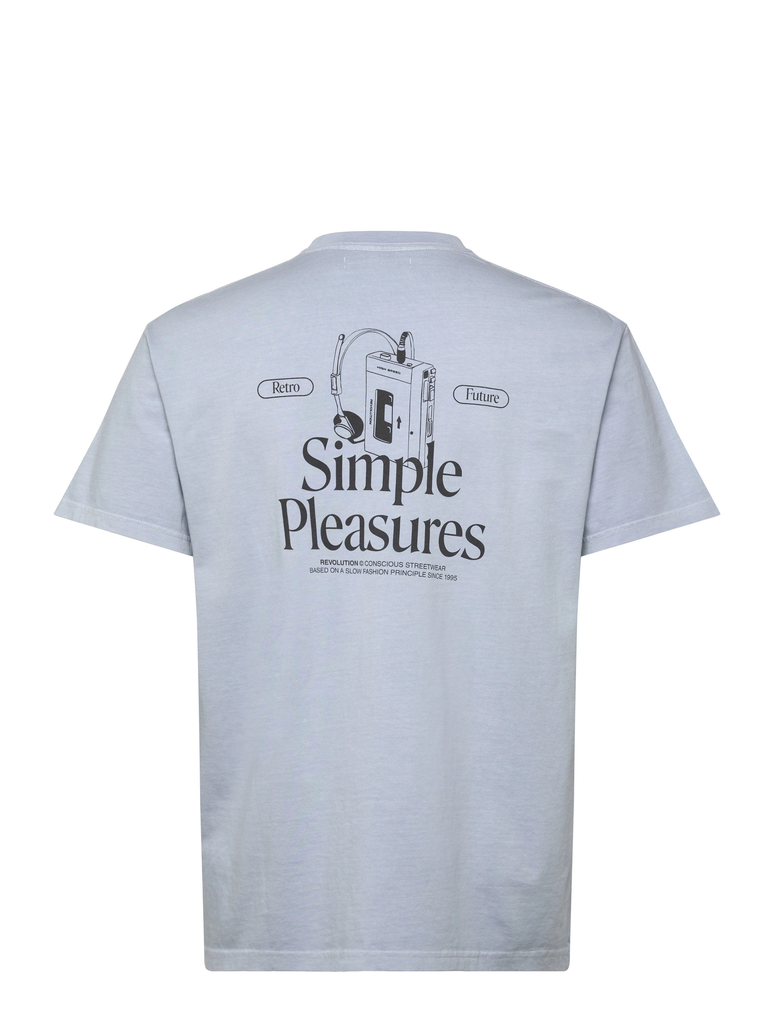 Revolution - Printed T-shirt - dustblue - 1