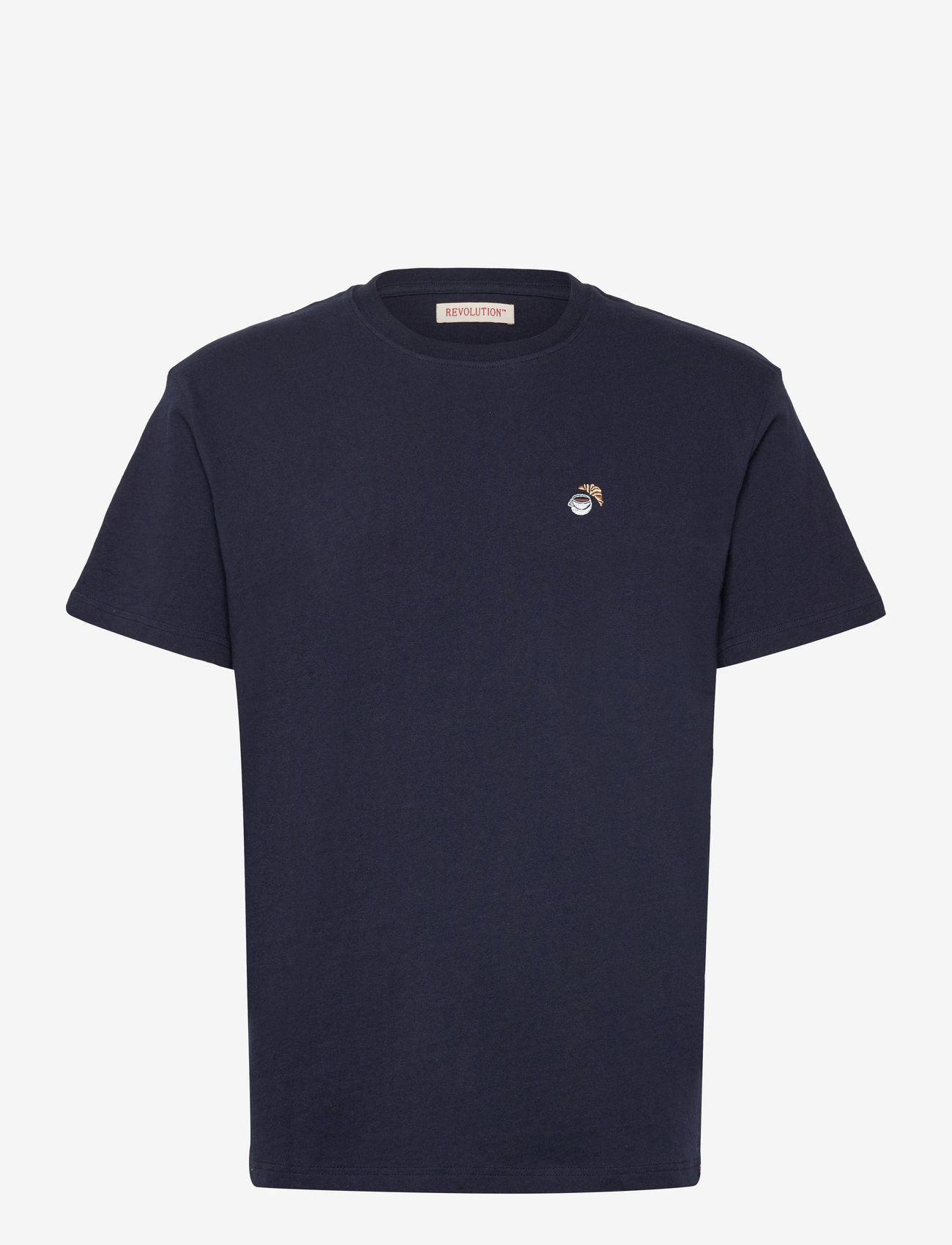 Revolution - Application T-Shirt - navy-melange - 0