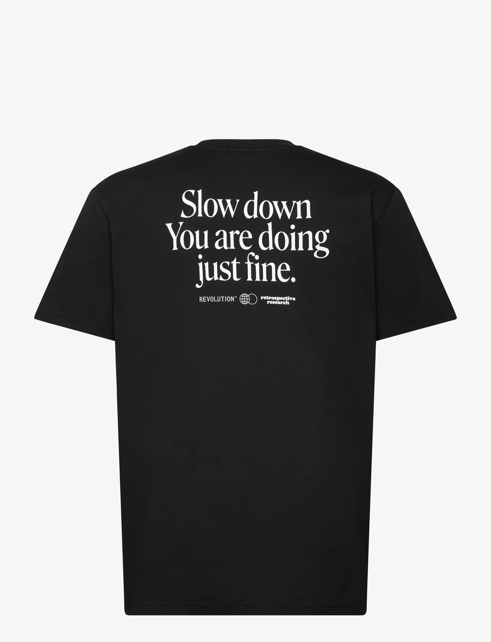 Revolution - Application T-Shirt - kurzärmelig - black - 1