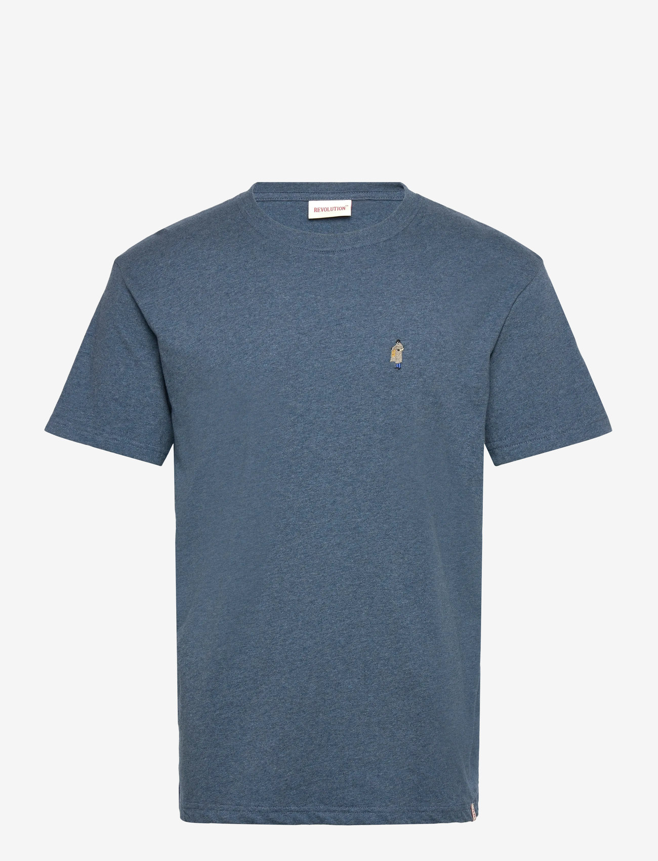 Revolution - Application T-Shirt - höstkläder - blue - 0