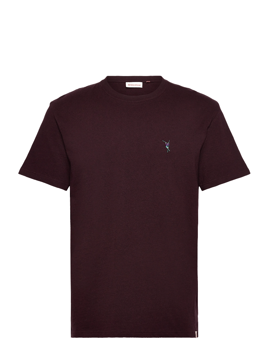 Revolution - Application T-Shirt - lühikeste varrukatega t-särgid - burgundy - 0