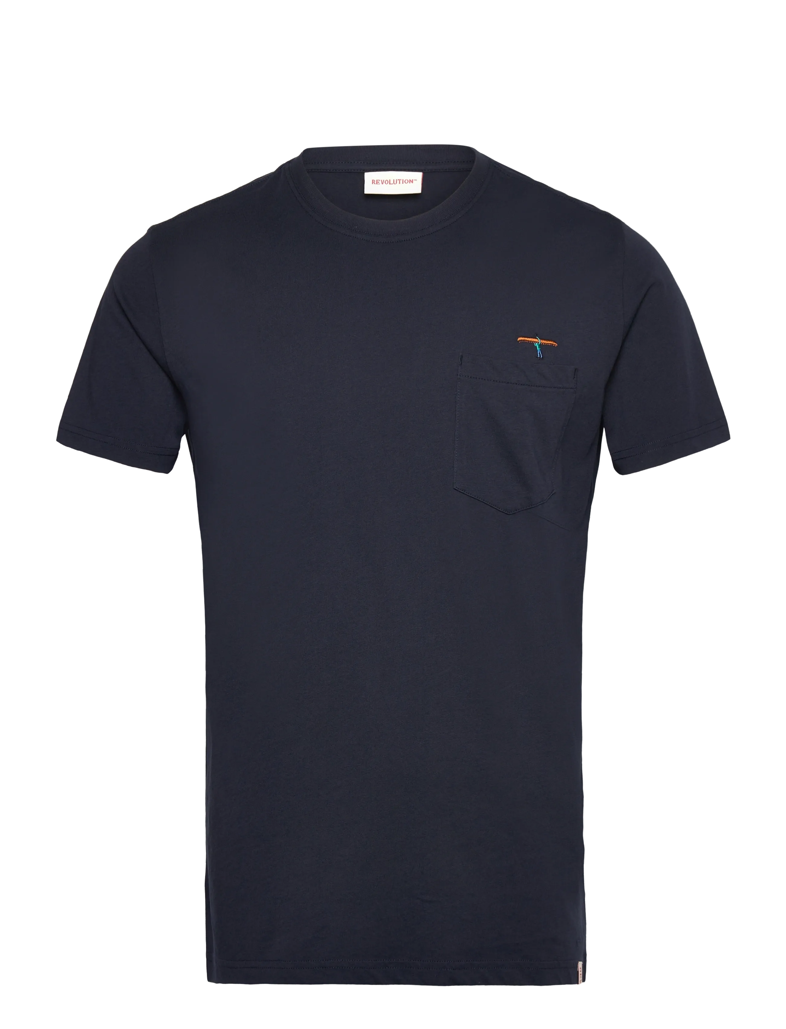 REVOLUTION Printed T-Shirt Navy - S - Herren