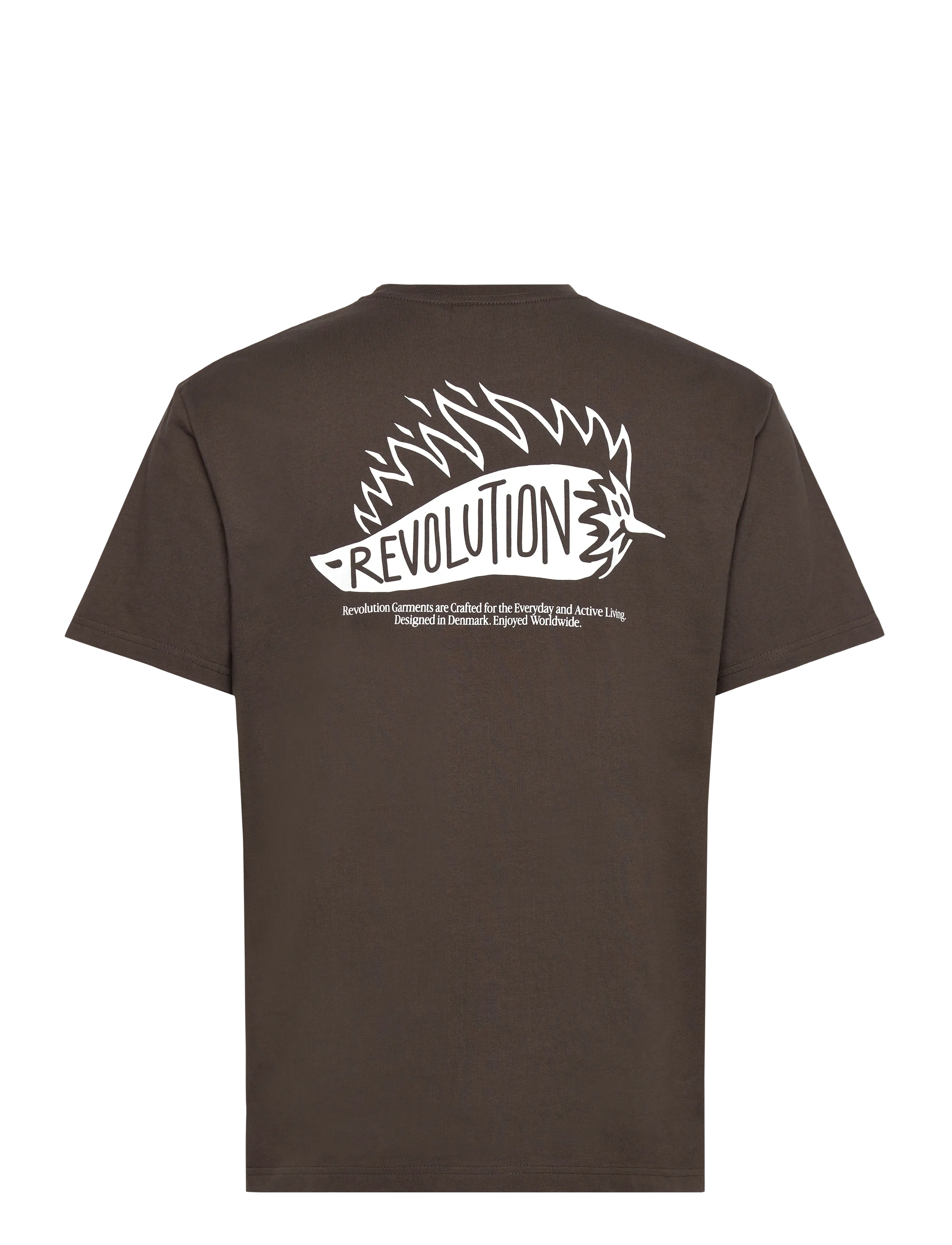 Revolution - Application T-Shirt - brown - 1