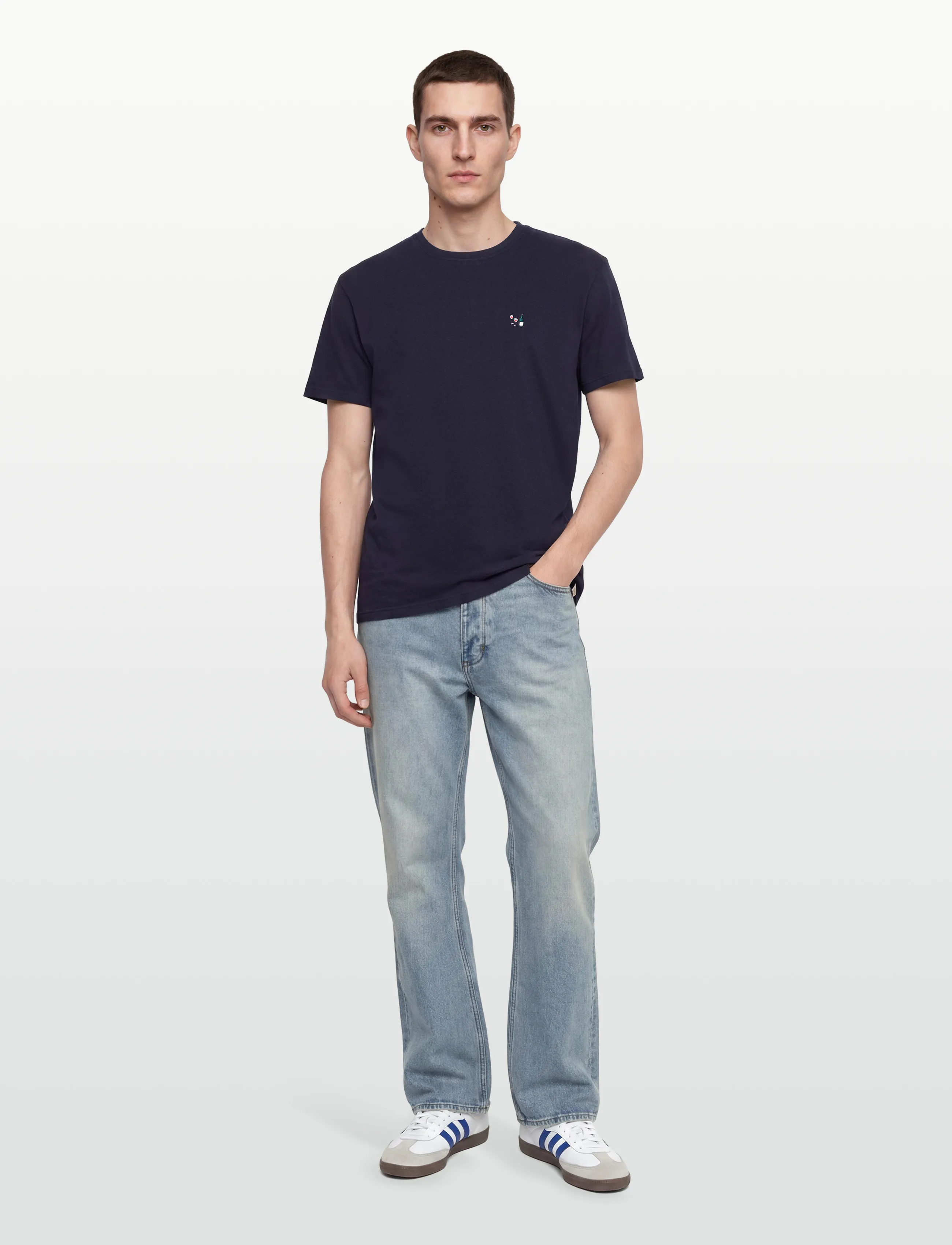 Revolution Application T-Shirt - Revolution - NAVY-MELANGE / navy