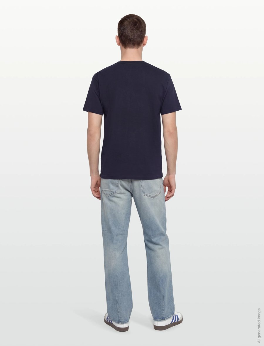 Revolution - Application T-Shirt - lühikeste varrukatega t-särgid - navy-melange - 4